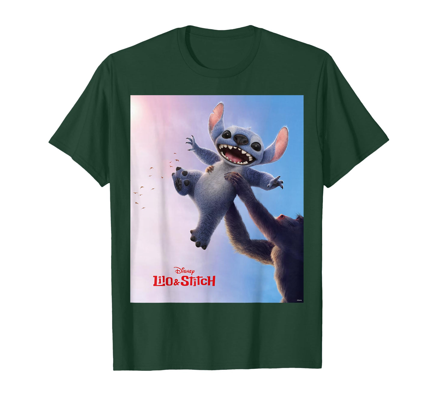 Disney Lilo & Stitch Live-Action Movie Funny The Lion King T-Shirt