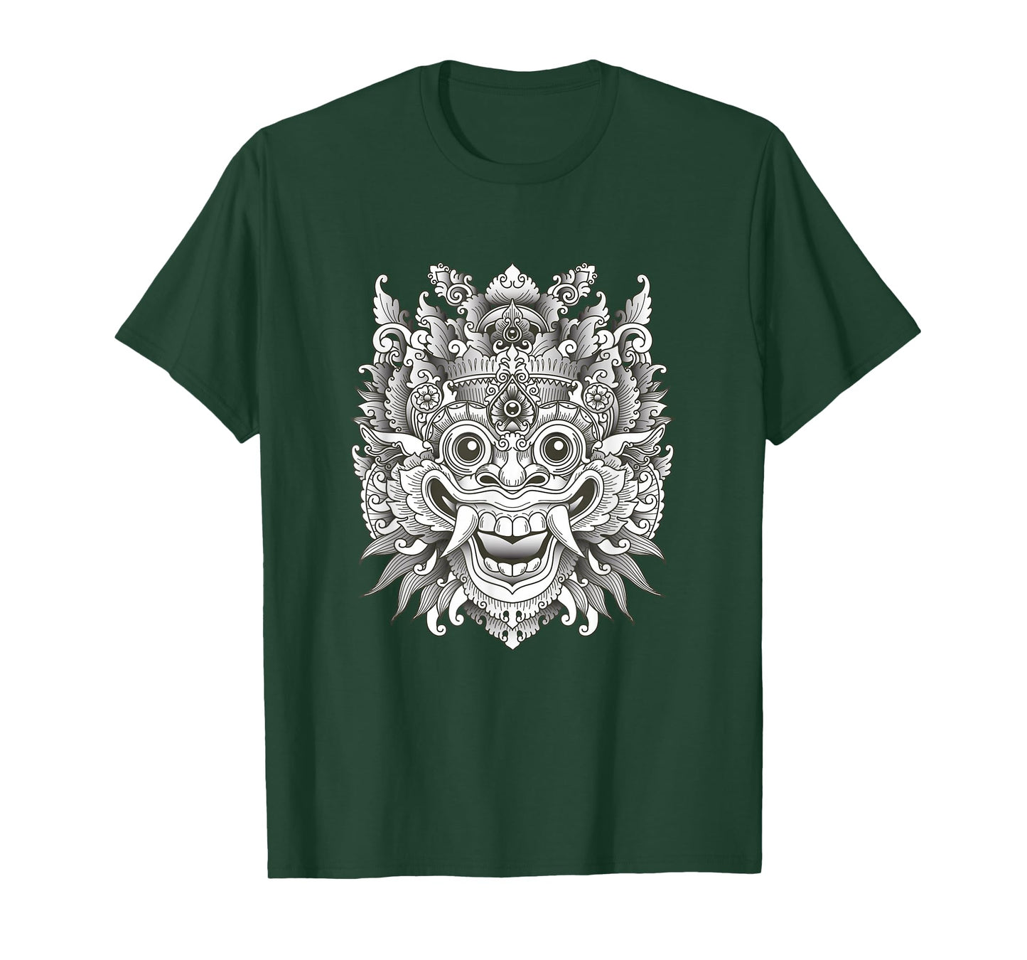 Indonesian Barong Shirt, Bali Mask Shirt, Bali Luck T-Shirt