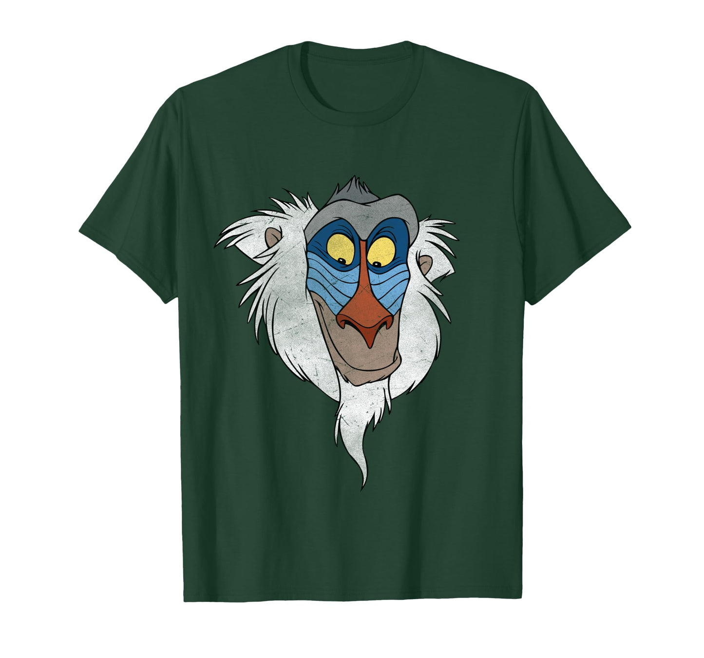 Disney The Lion King Rafiki Big Face Distressed Portrait Long Sleeve T-Shirt