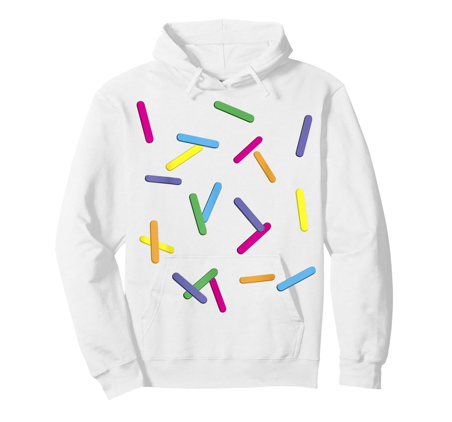 Rainbow Sprinkles Ice Cream Simple T-Shirt Costume Men Women Kids T-Shirt