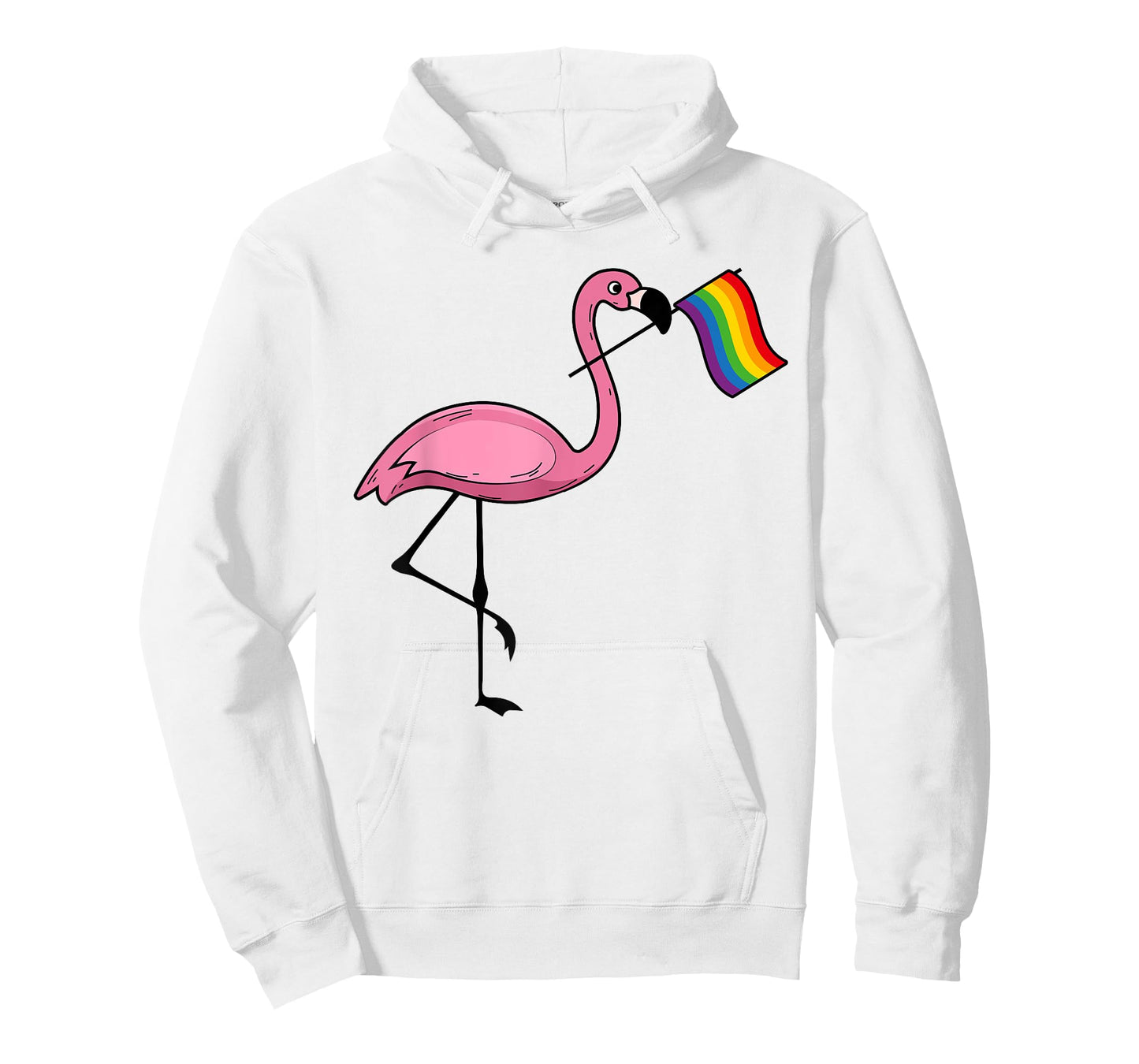Flamingo LGBT Flag Shirt | Cool Gay Rights Supporters Gift
