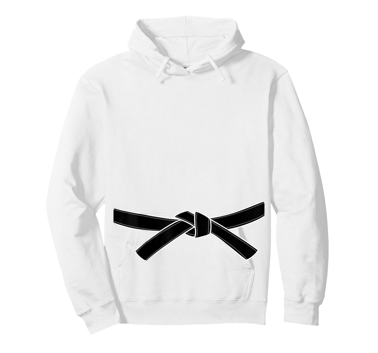 Ninja Karate Halloween Costume Black Belt Material Arts T-Shirt