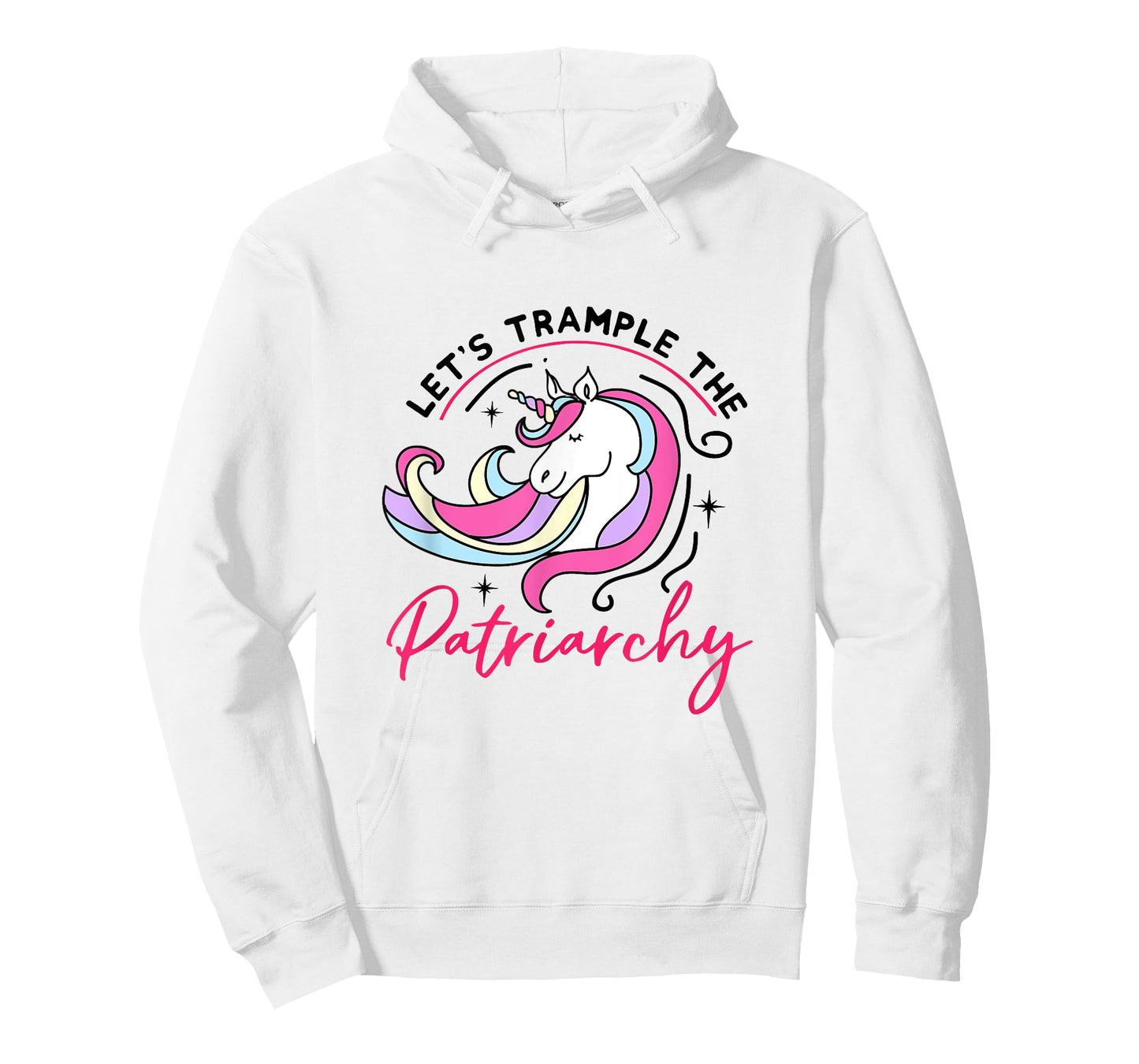 Trample The Patriarchy Funny Feminist Womens Rights Unicorn T-Shirt