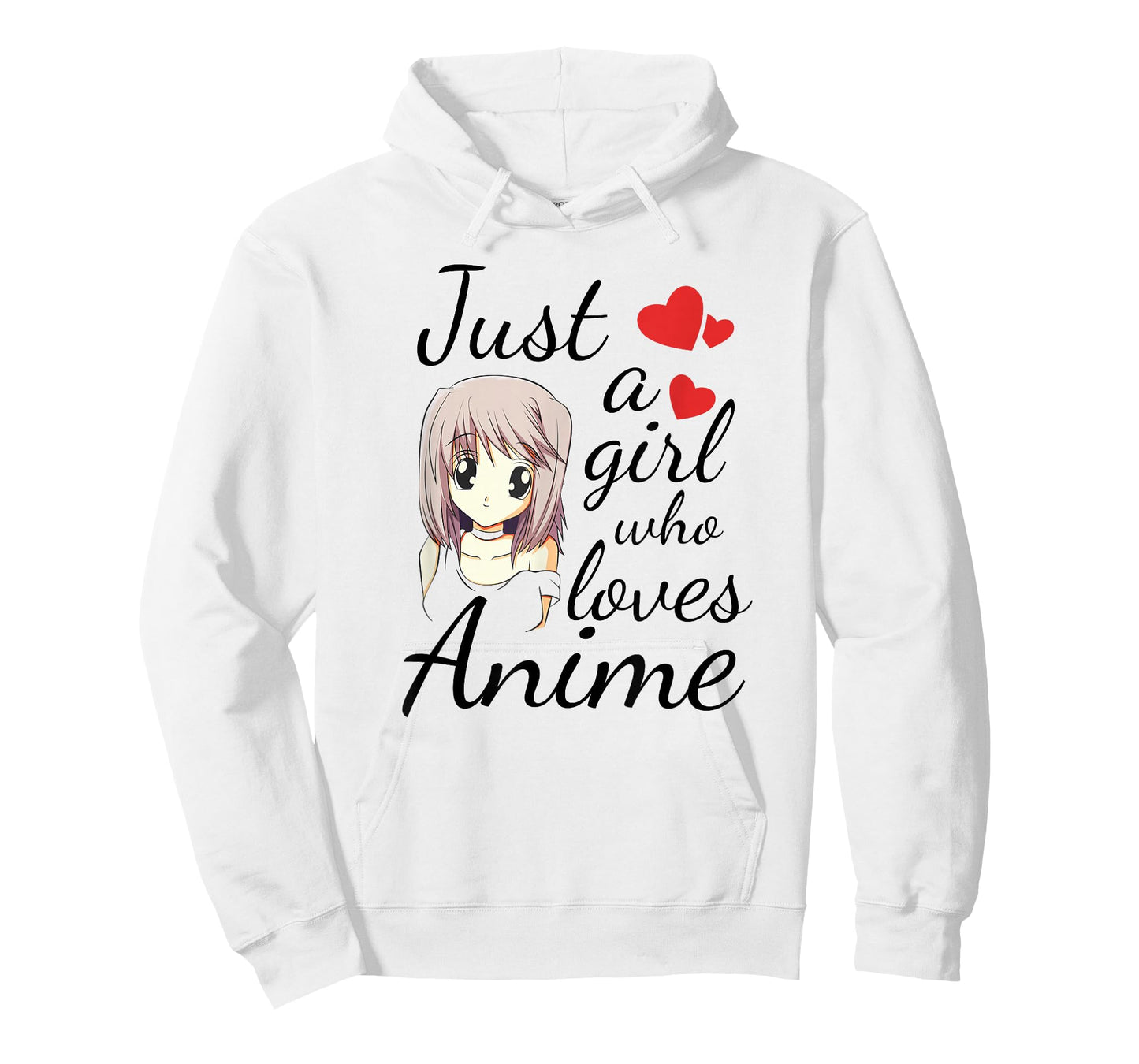 Cute Anime Girl Quote Japanese Kawaii Cartoon Graphic T-Shirt