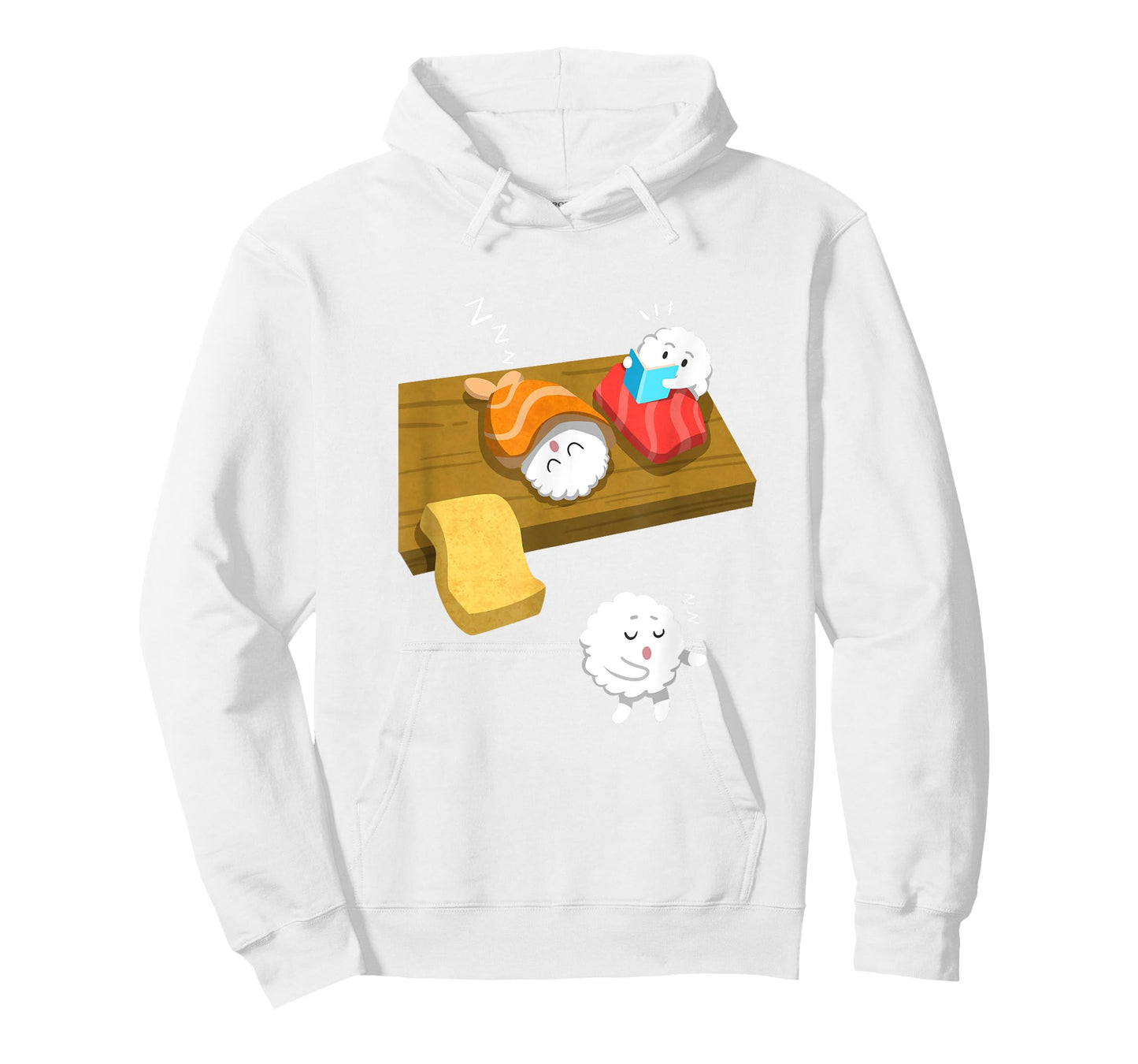 Sleep Walking Sushi Funny Japanese Food Sashimi Gift T Shirt T-Shirt