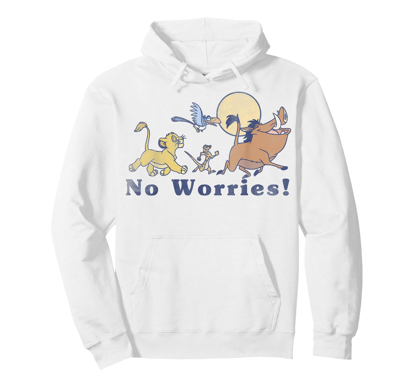 Disney Lion King No Worries Vintage Group Shot T-Shirt