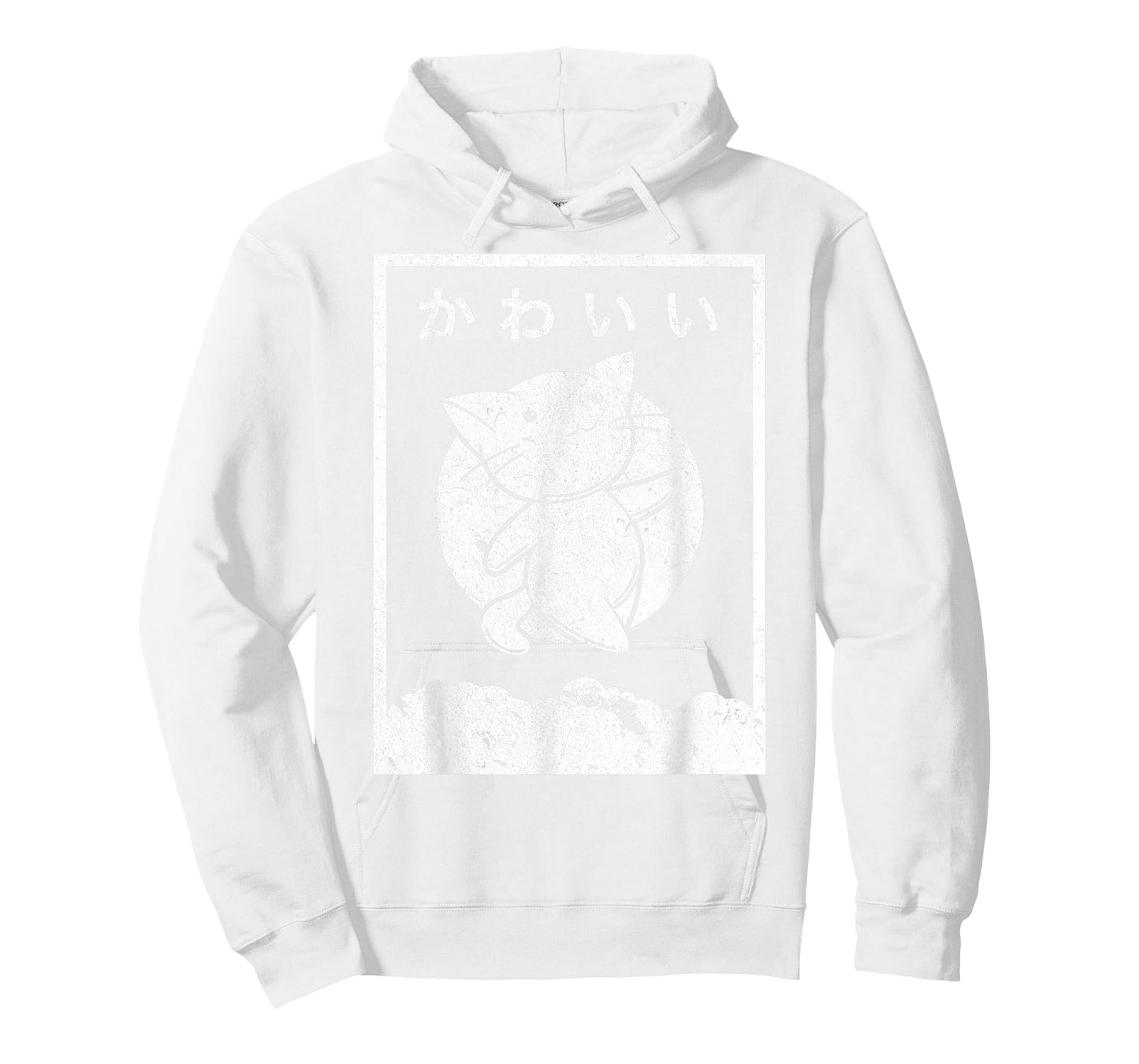 Kawaii Cat Shirt. Retro Style Anime T-Shirt