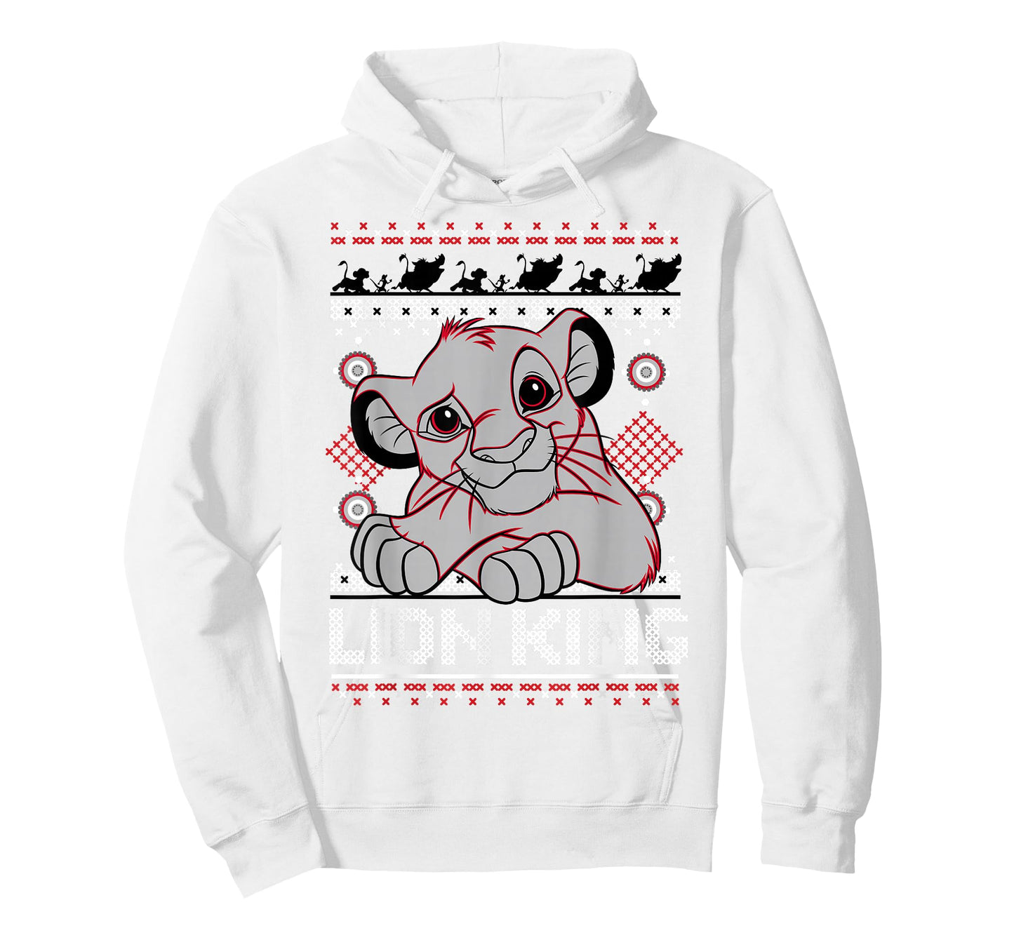 Disney Lion King Simba Ugly Christmas Sweater Design T-Shirt T-Shirt