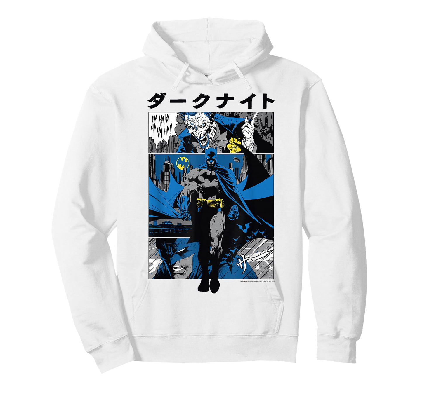 DC Comics Batman Kanji Comic Panels T-Shirt