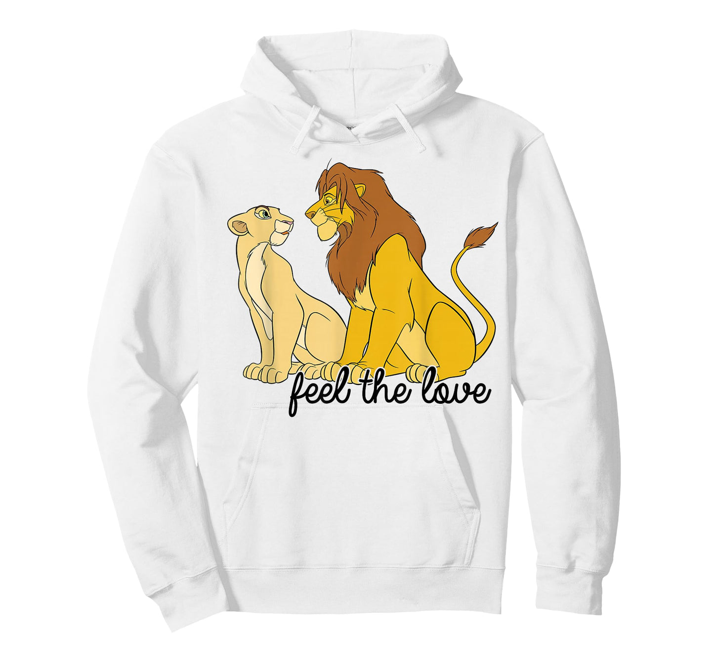 Disney The Lion King Simba & Nala Feel The Love Logo T-Shirt