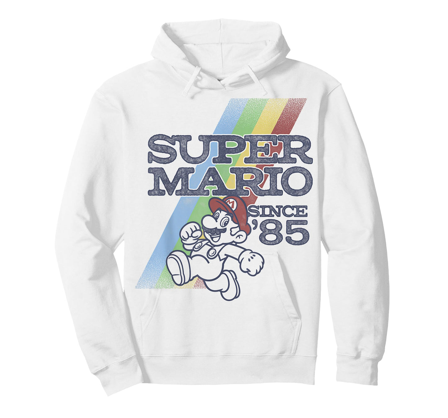 Nintendo Super Mario Retro Rainbow '85 Graphic T-Shirt T-Shirt