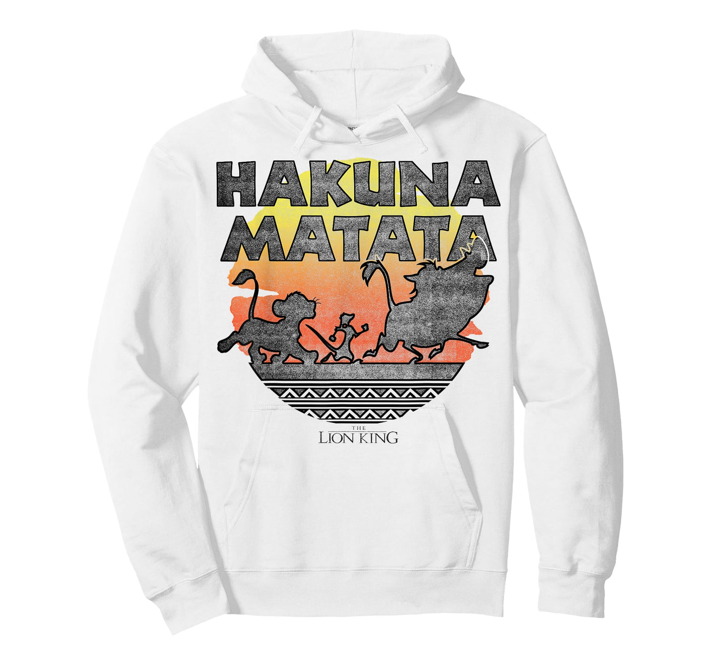 Disney The Lion King Hakuna Matata Sunset Silhouette Poster T-Shirt