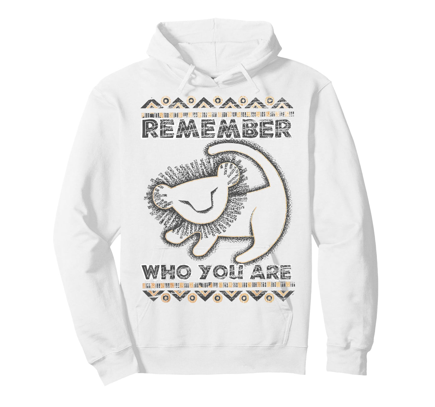 Disney Lion King Remember Who You are Geometric Portrait T-Shirt