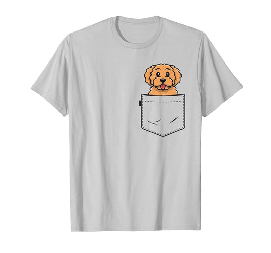 Goldendoodle Pocket Shirt Golden Doodle Shirts For Women T-Shirt