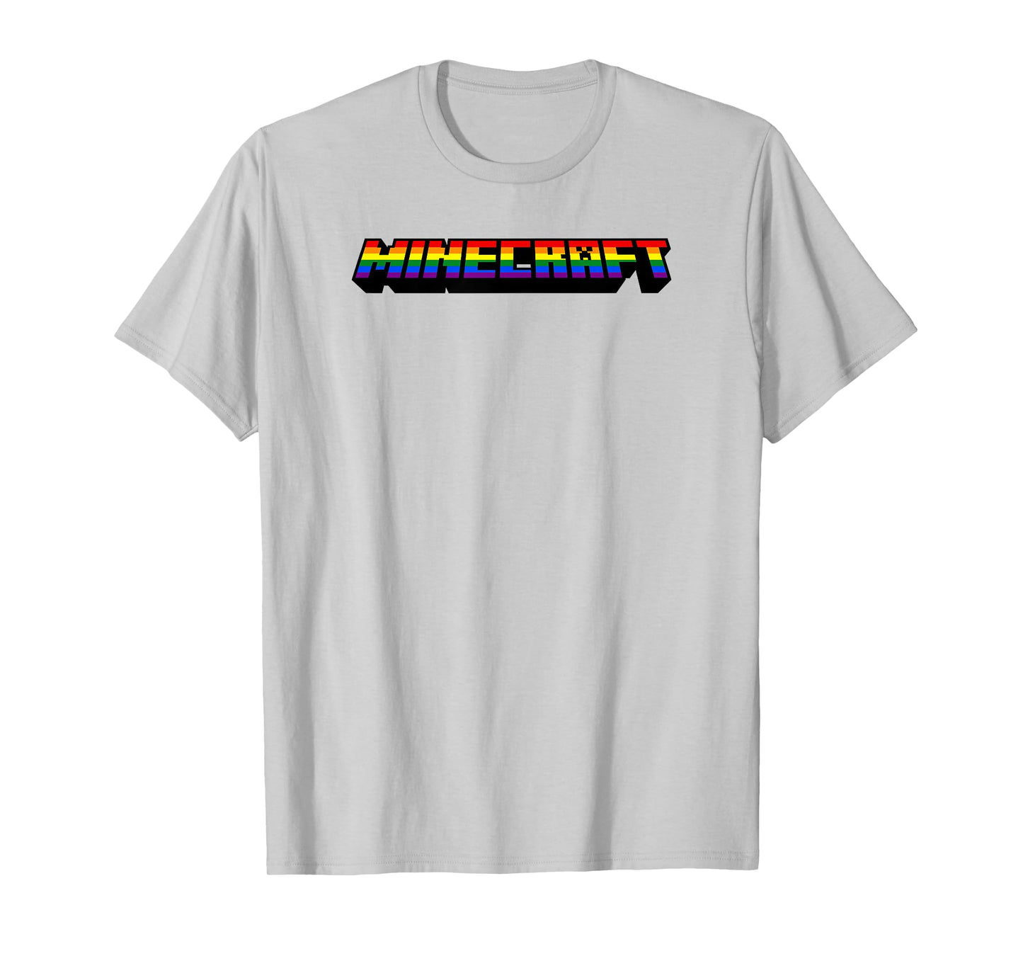Minecraft Rainbow Logo T-Shirt