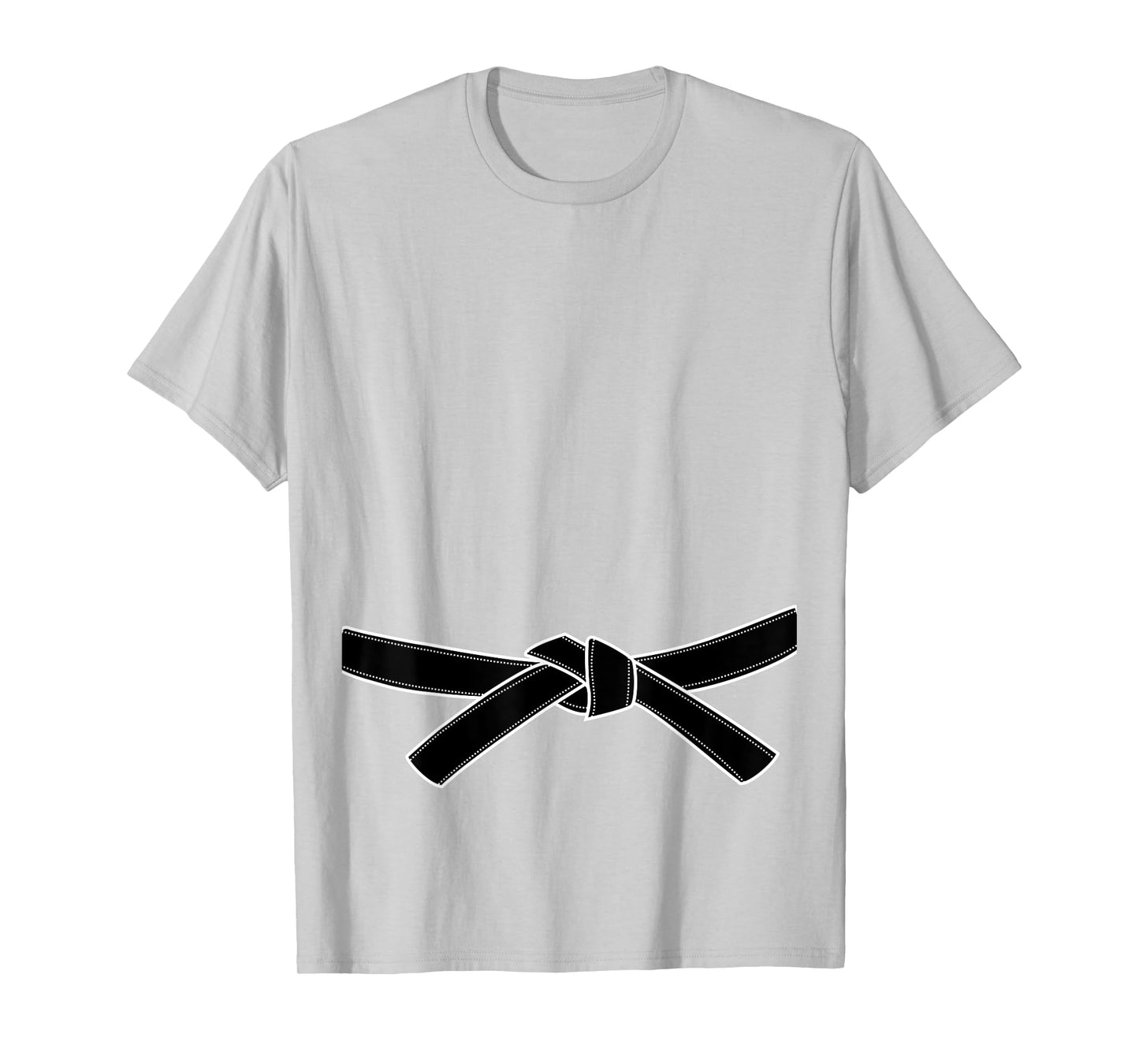 Ninja Karate Halloween Costume Black Belt Material Arts T-Shirt