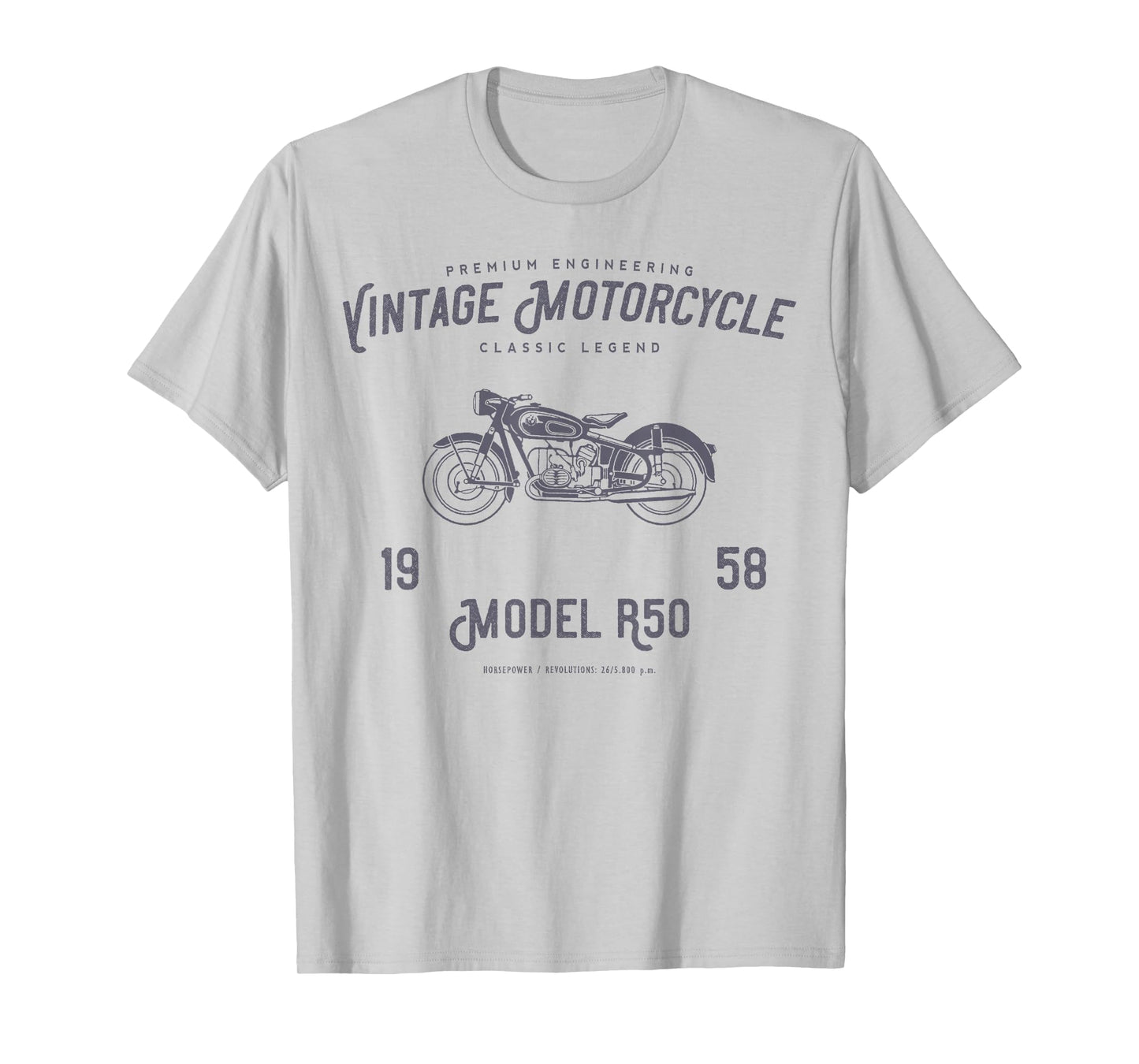 Retro Motorcycle T Shirt, Original Vintage Design T-Shirt