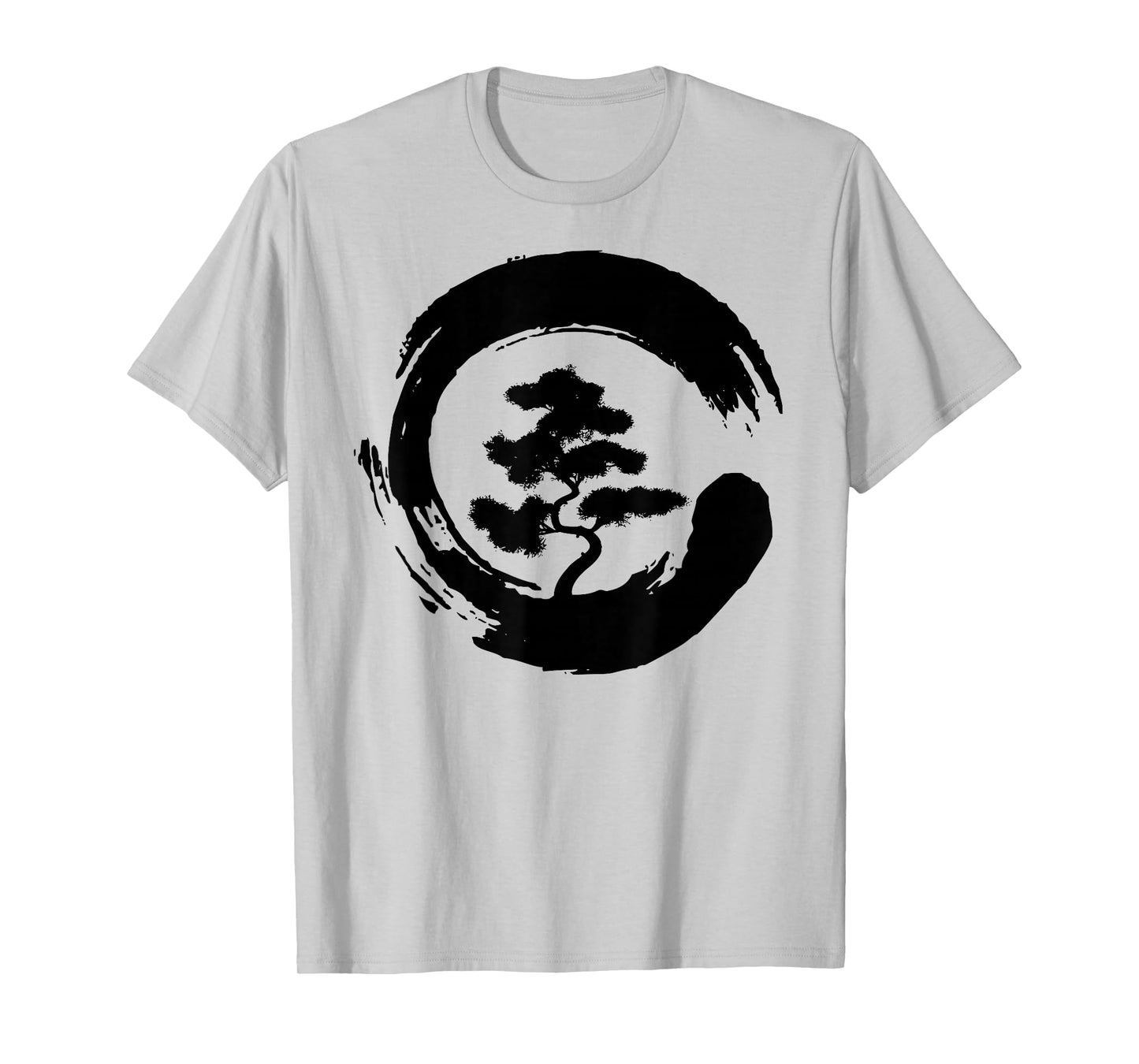 Bonsai Tree in Enso Circle | Japanese Zen gift T-Shirt