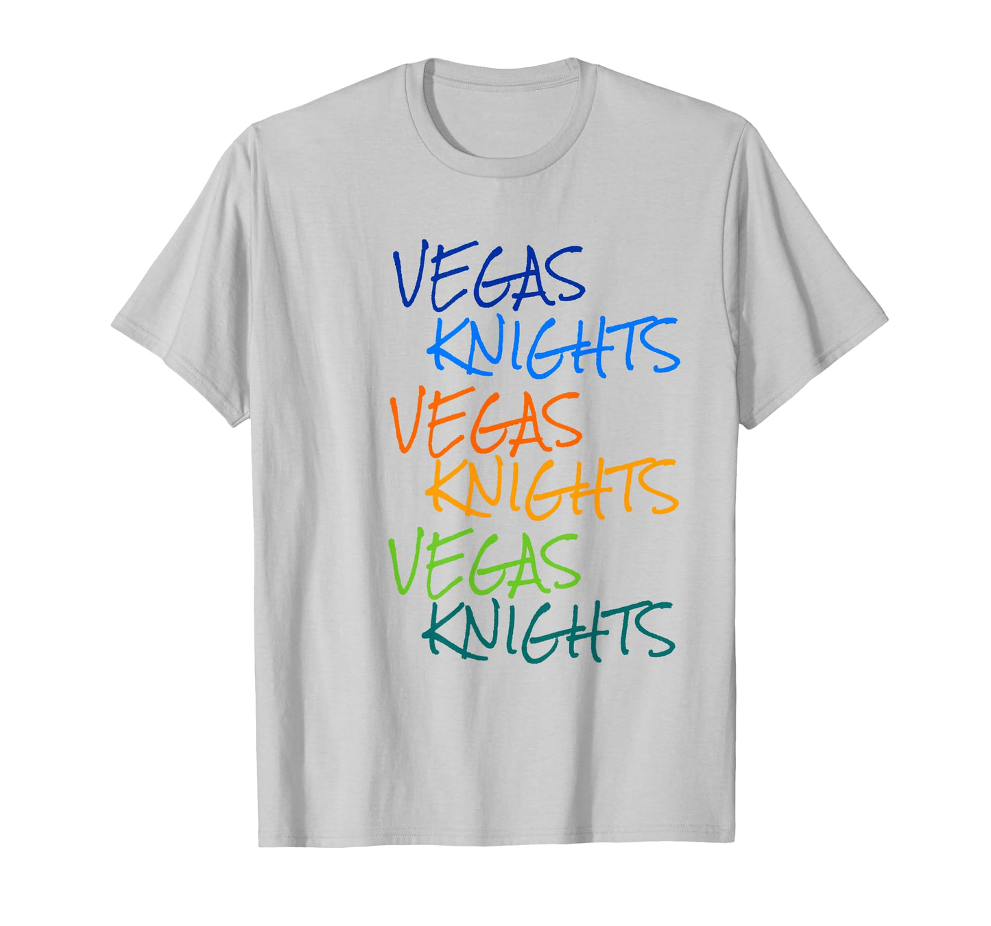 Vegas Knights VGK Colorful Rainbow Unisex/Youth T-Shirt T-Shirt