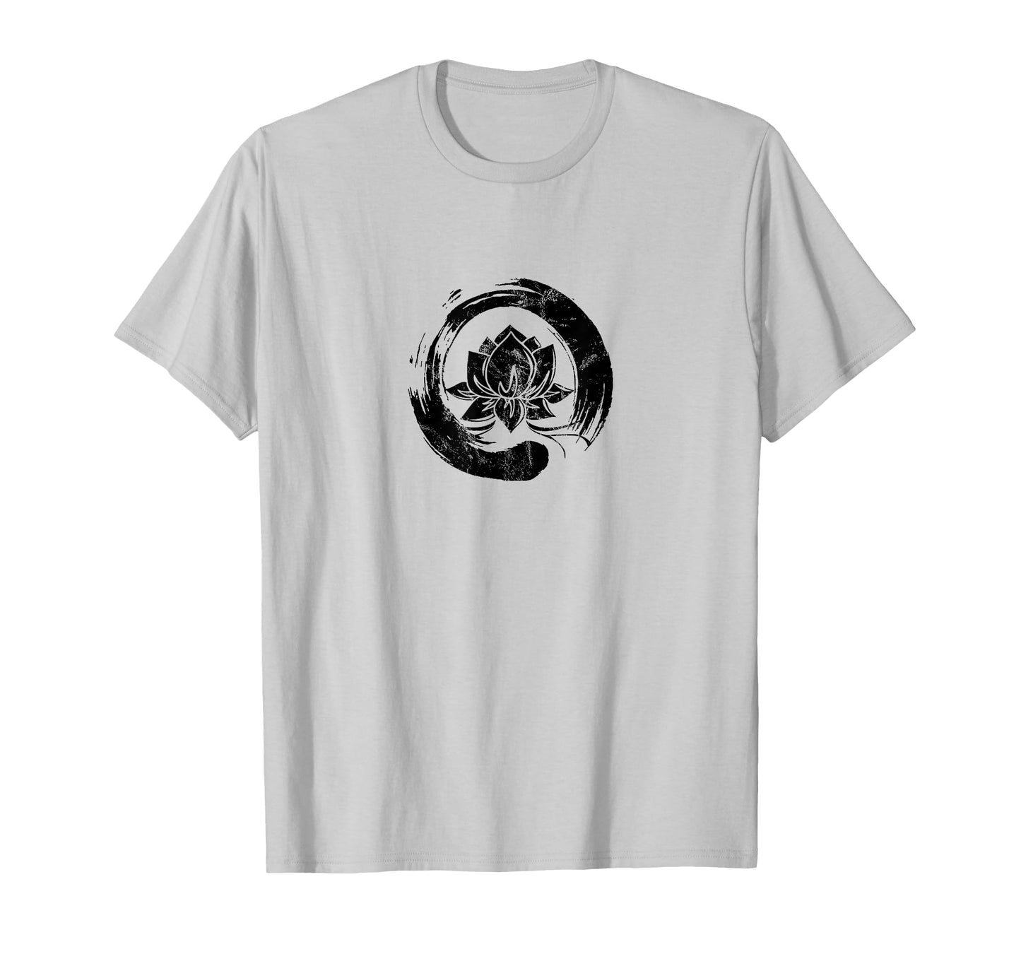 Enso Zen Circle of Enlightenment Lotus Vintage T-shirt T-Shirt