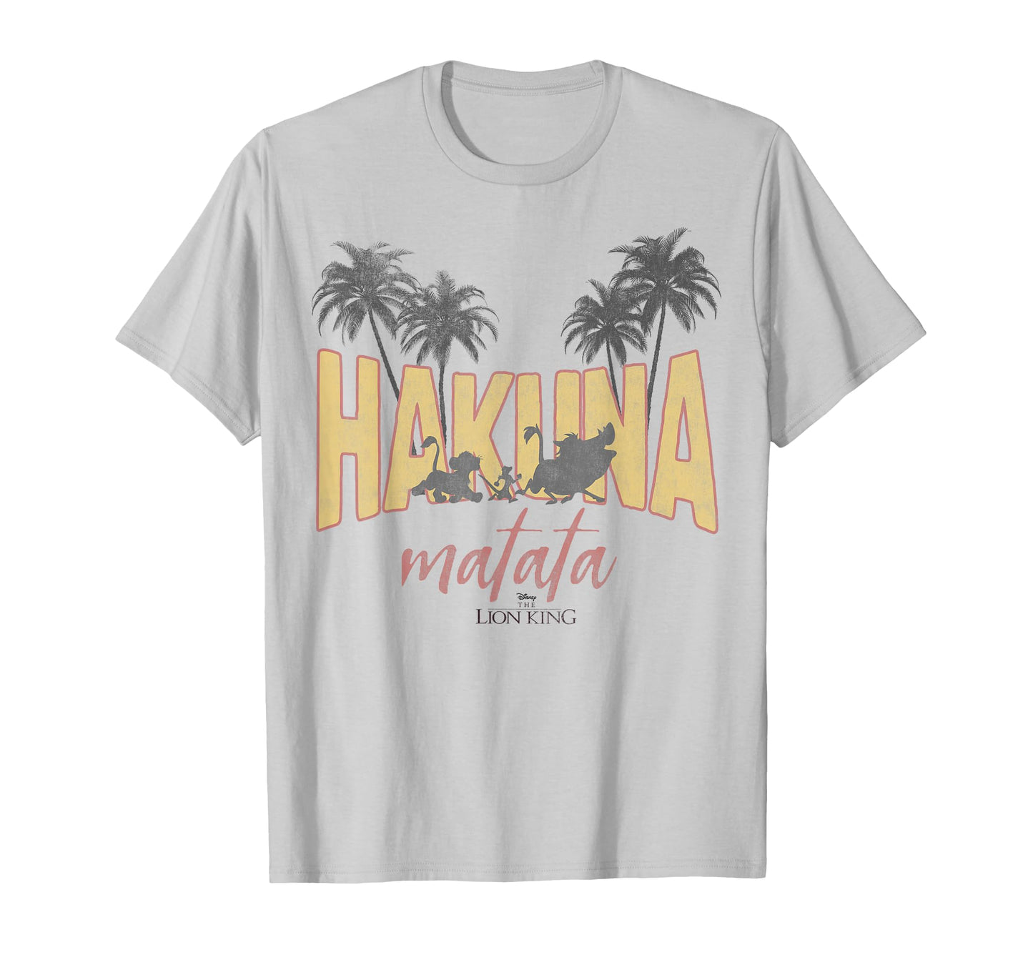 Disney Lion King Vintage Hakuna Matata Logo Graphic T-Shirt T-Shirt