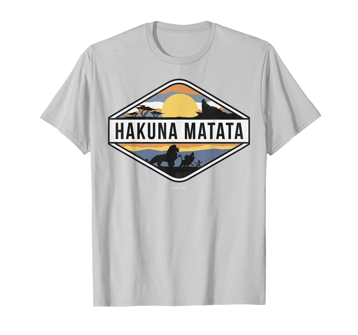 Disney Lion King Hakuna Matata Sunset Graphic T-Shirt T-Shirt