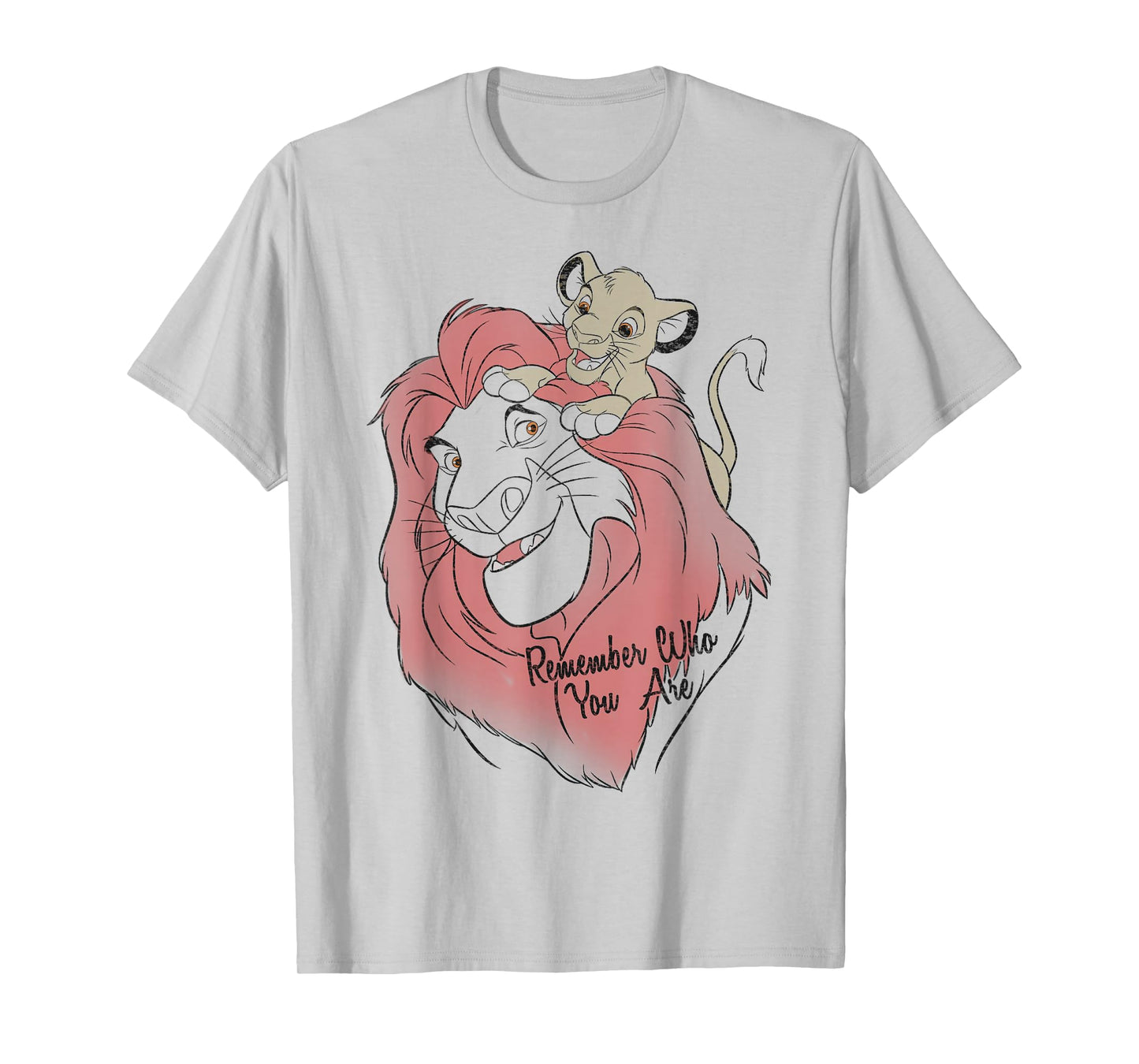 Disney Lion King Remember Who You are Mufasa & Simba T-Shirt