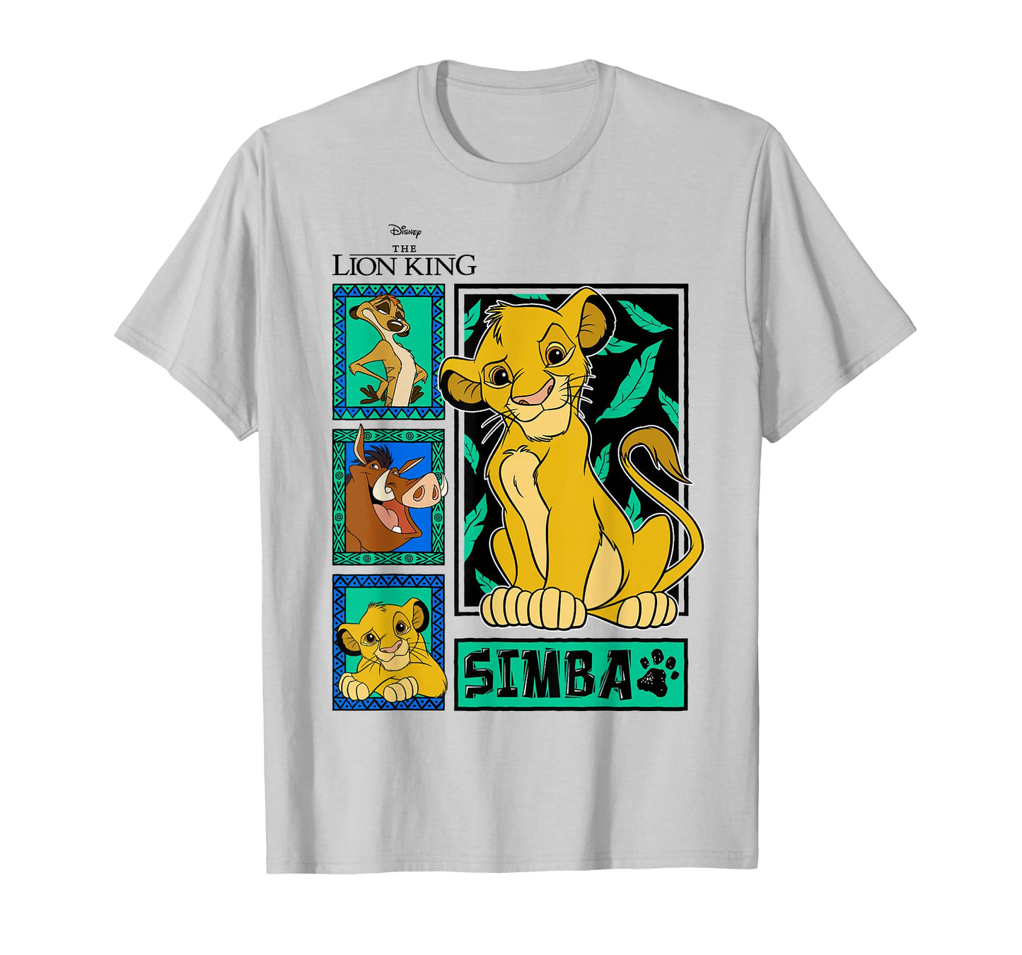Disney The Lion King Simba Jungle Panels T-Shirt