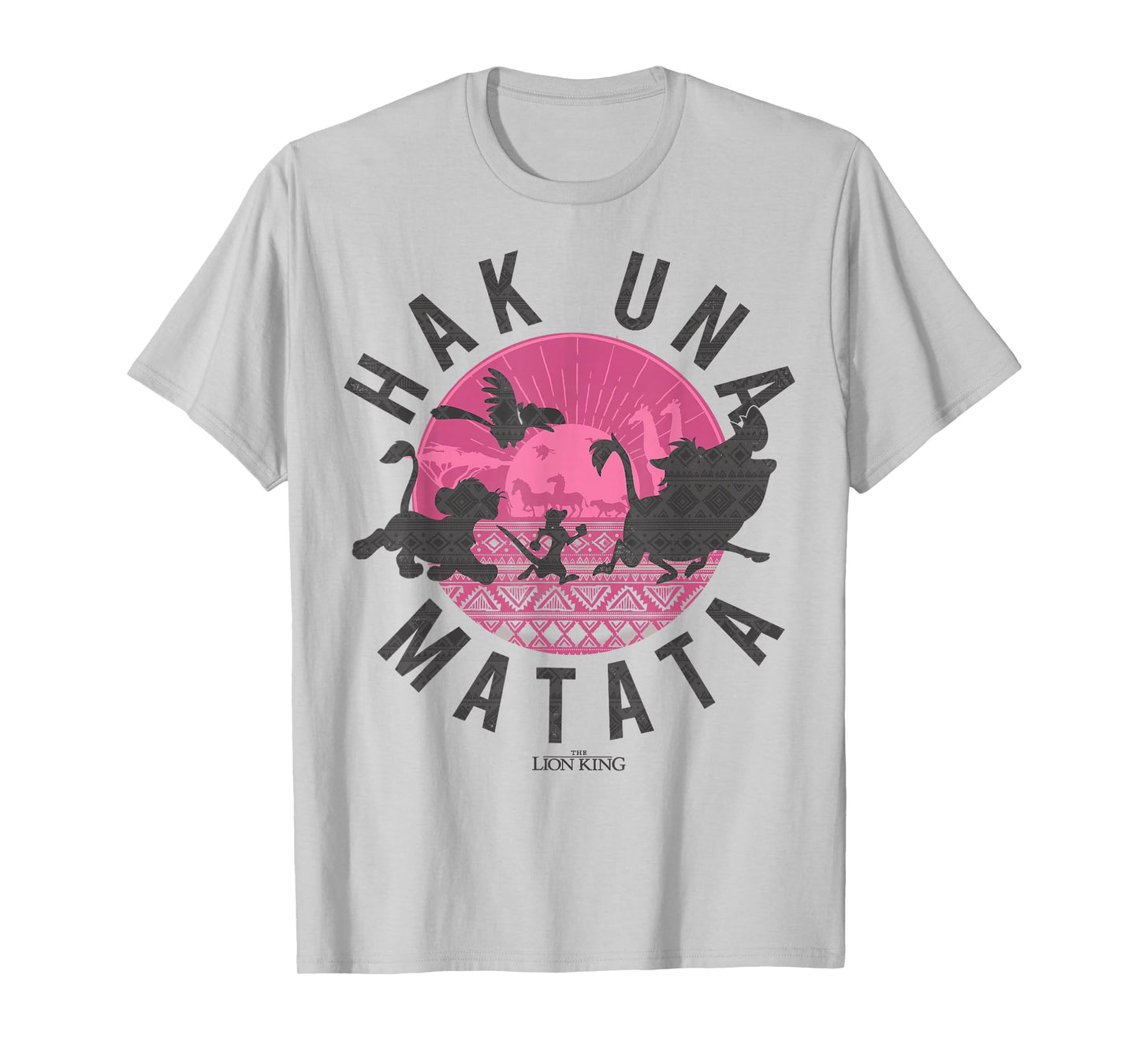 Disney Lion King Simba Silhouette Hakuna Graphic T-Shirt T-Shirt