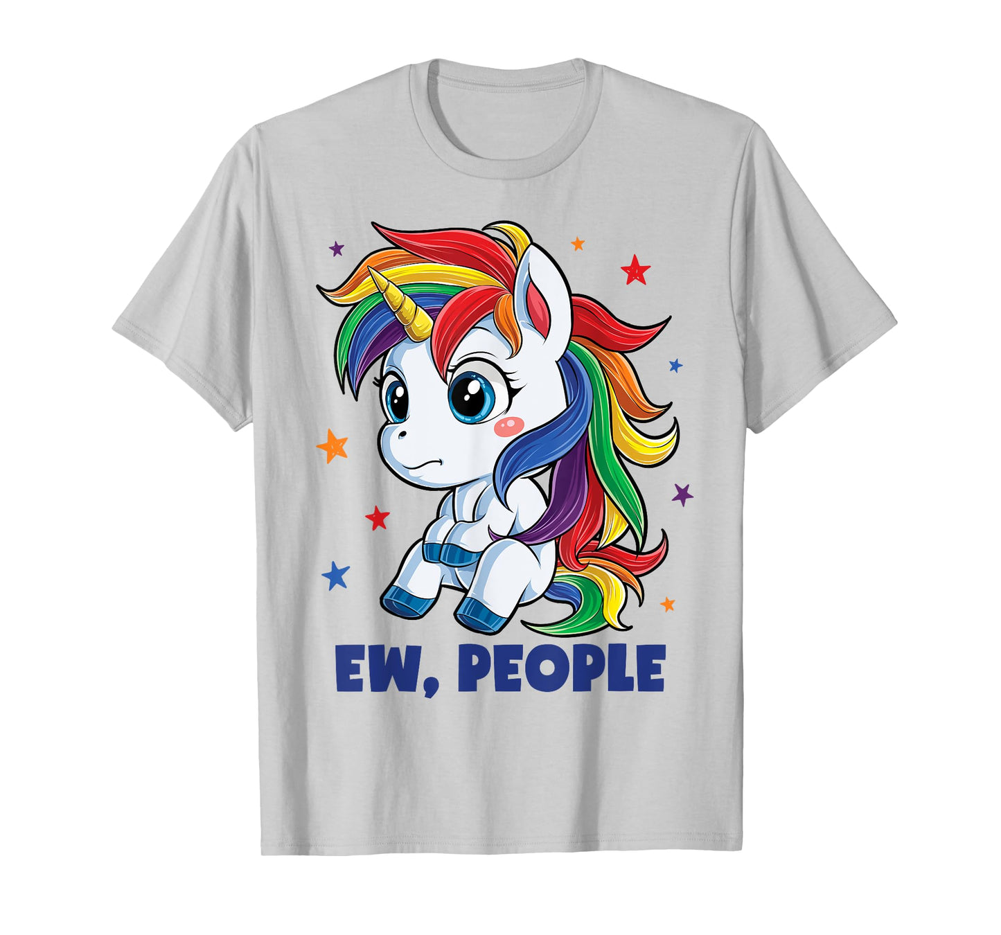 Unicorn Ew People T shirt Girls Funny Rainbow Unicorns Gift T-Shirt