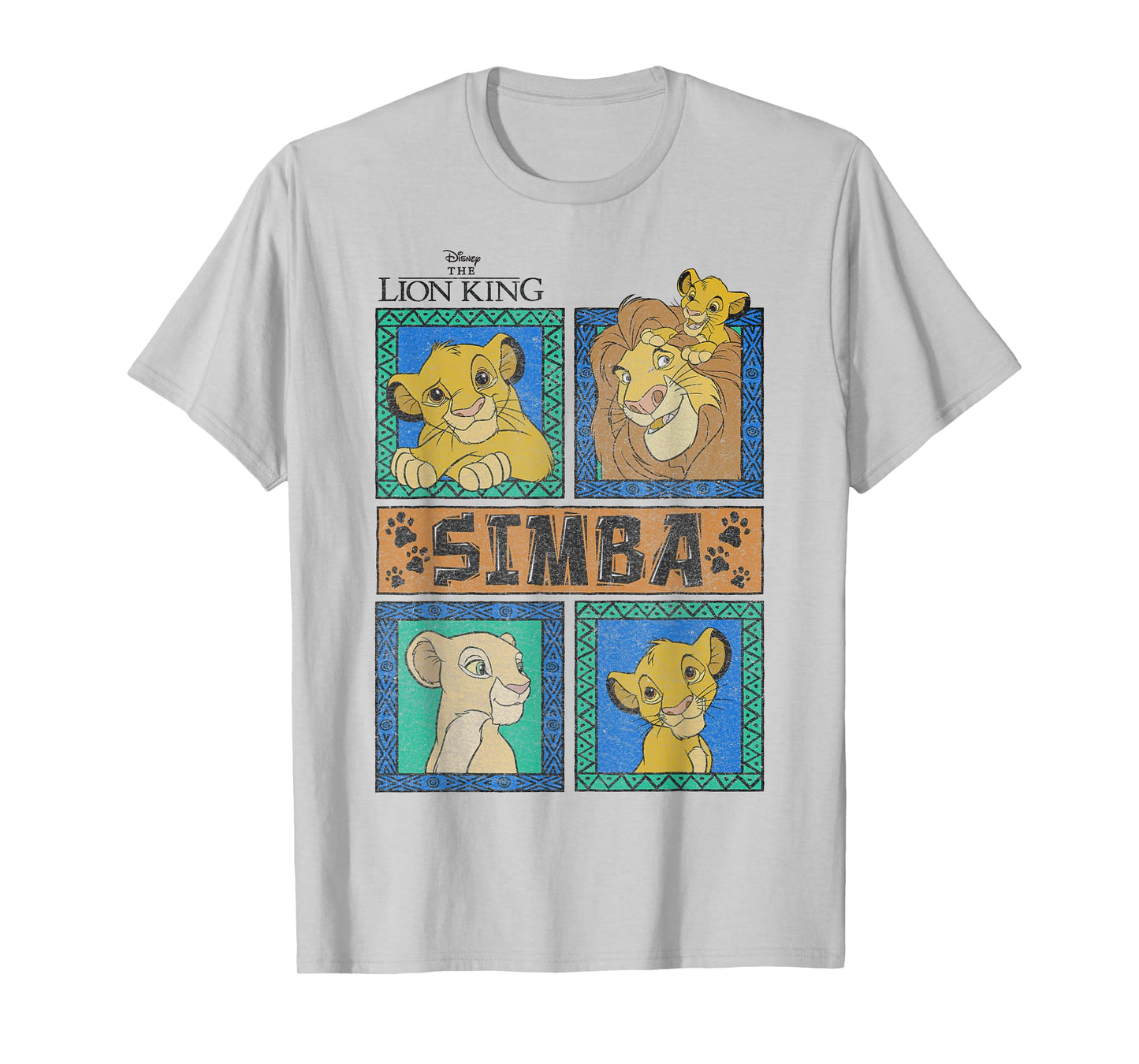 Disney The Lion King Simba Family Panels T-Shirt