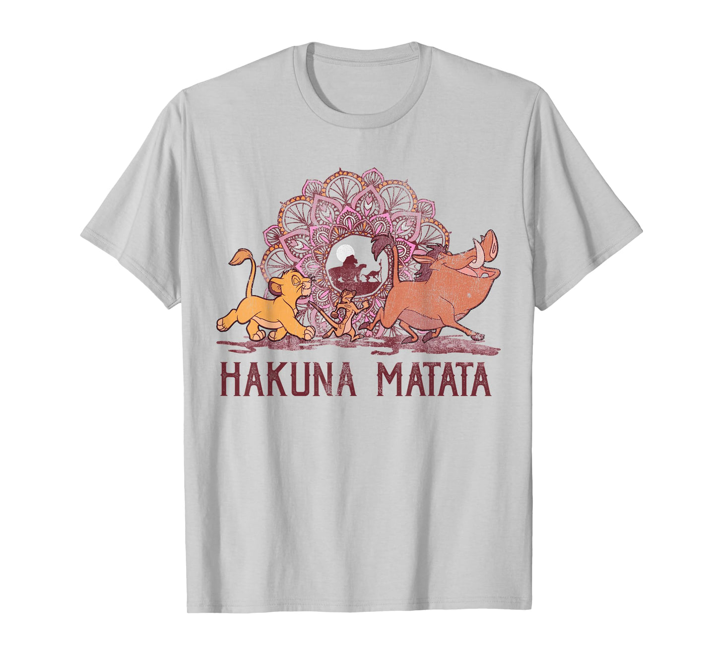 Disney Lion King Hakuna Matata Henna Group Shot Portrait T-Shirt
