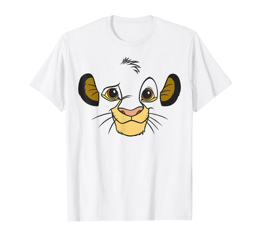 Disney Lion King Simba Face Halloween T-Shirt