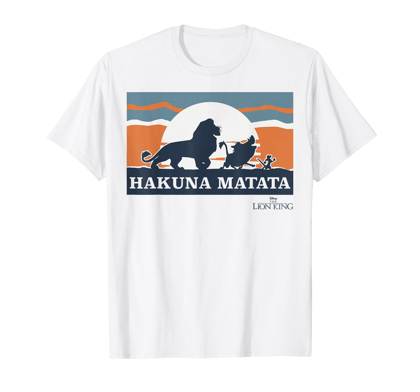 Disney Lion King Retro Hakuna Matata Trio Silhouette T-Shirt