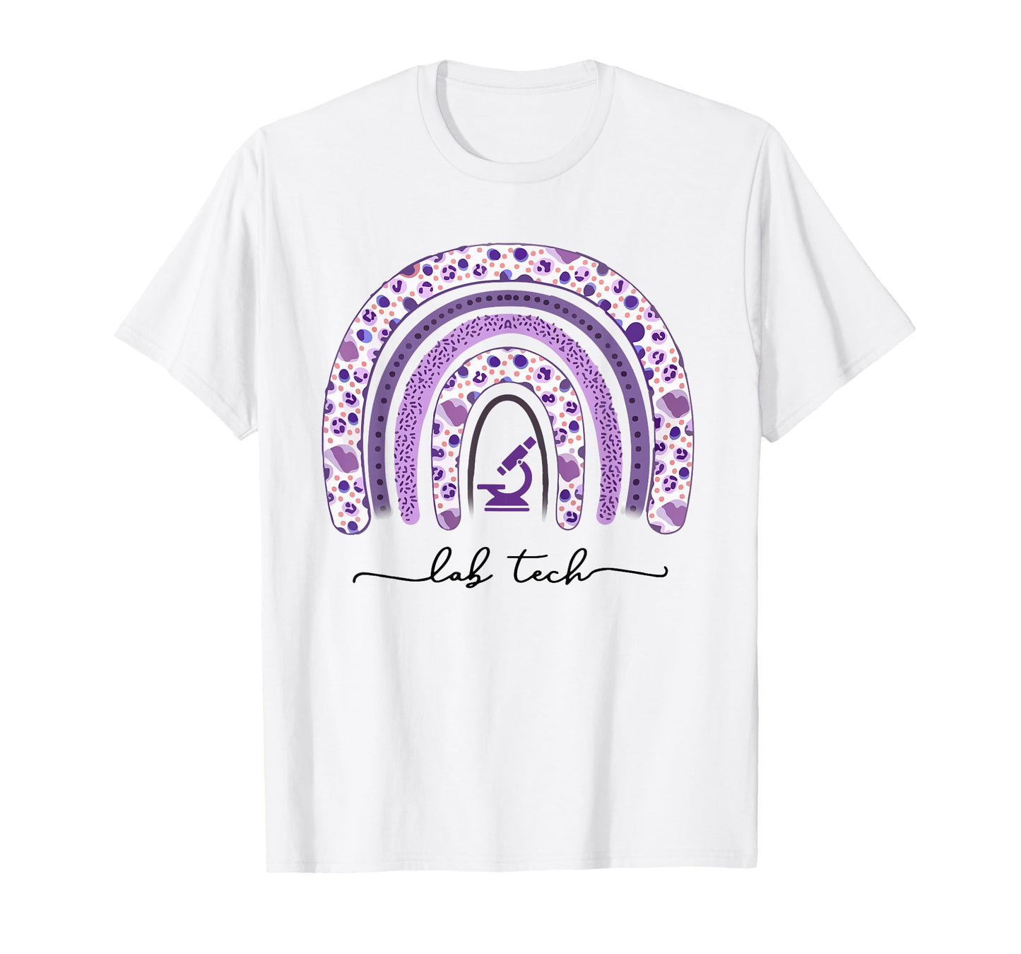 Laboratory Technician Rainbow Gift Lab Tech T-Shirt