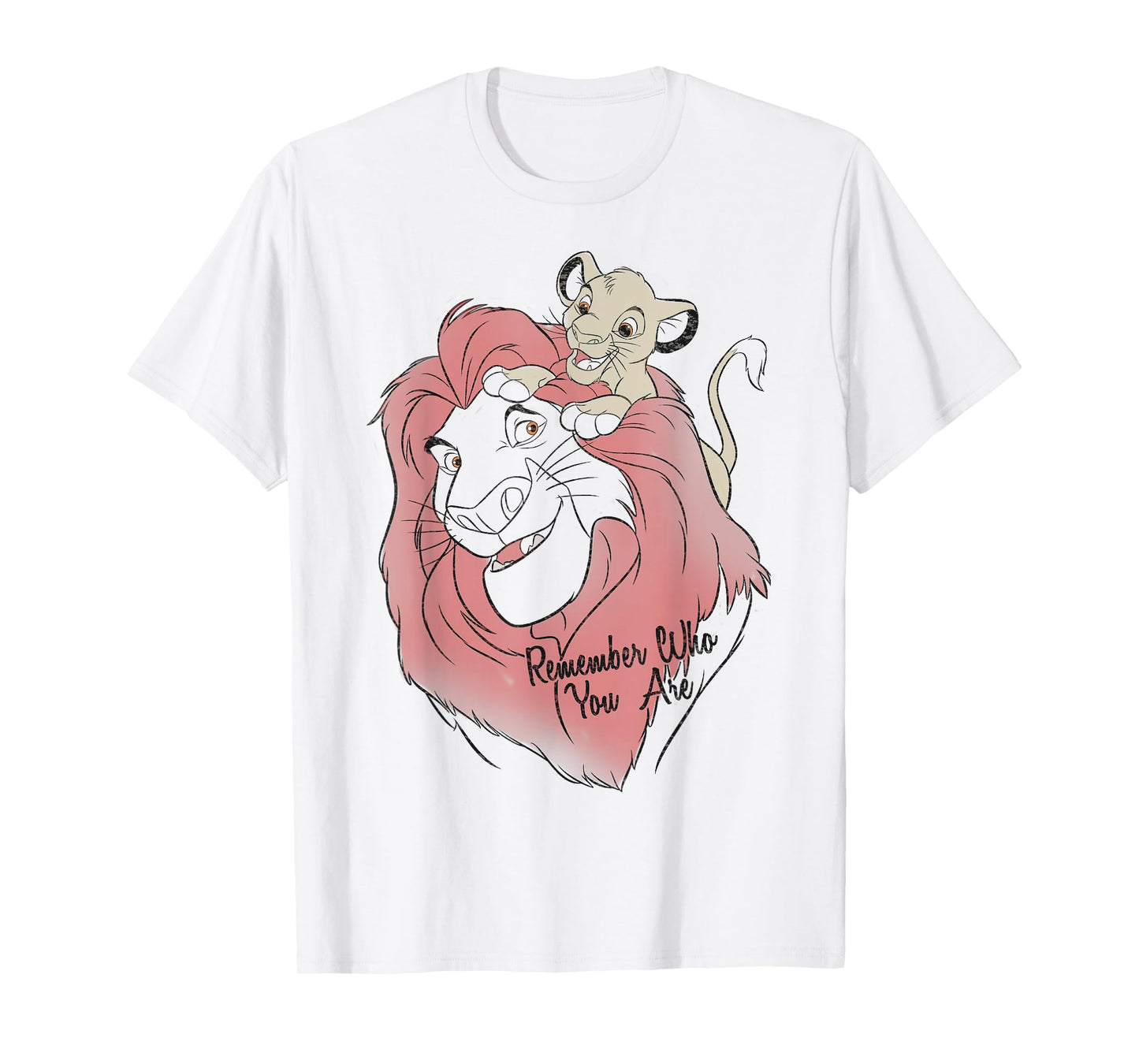 Disney Lion King Remember Who You are Mufasa & Simba T-Shirt