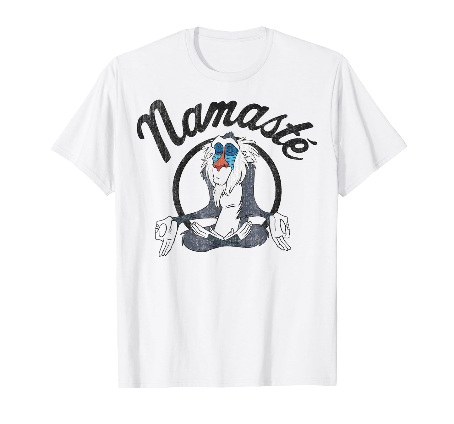 Disney Lion King Rafiki Namaste Graphic T-Shirt T-Shirt