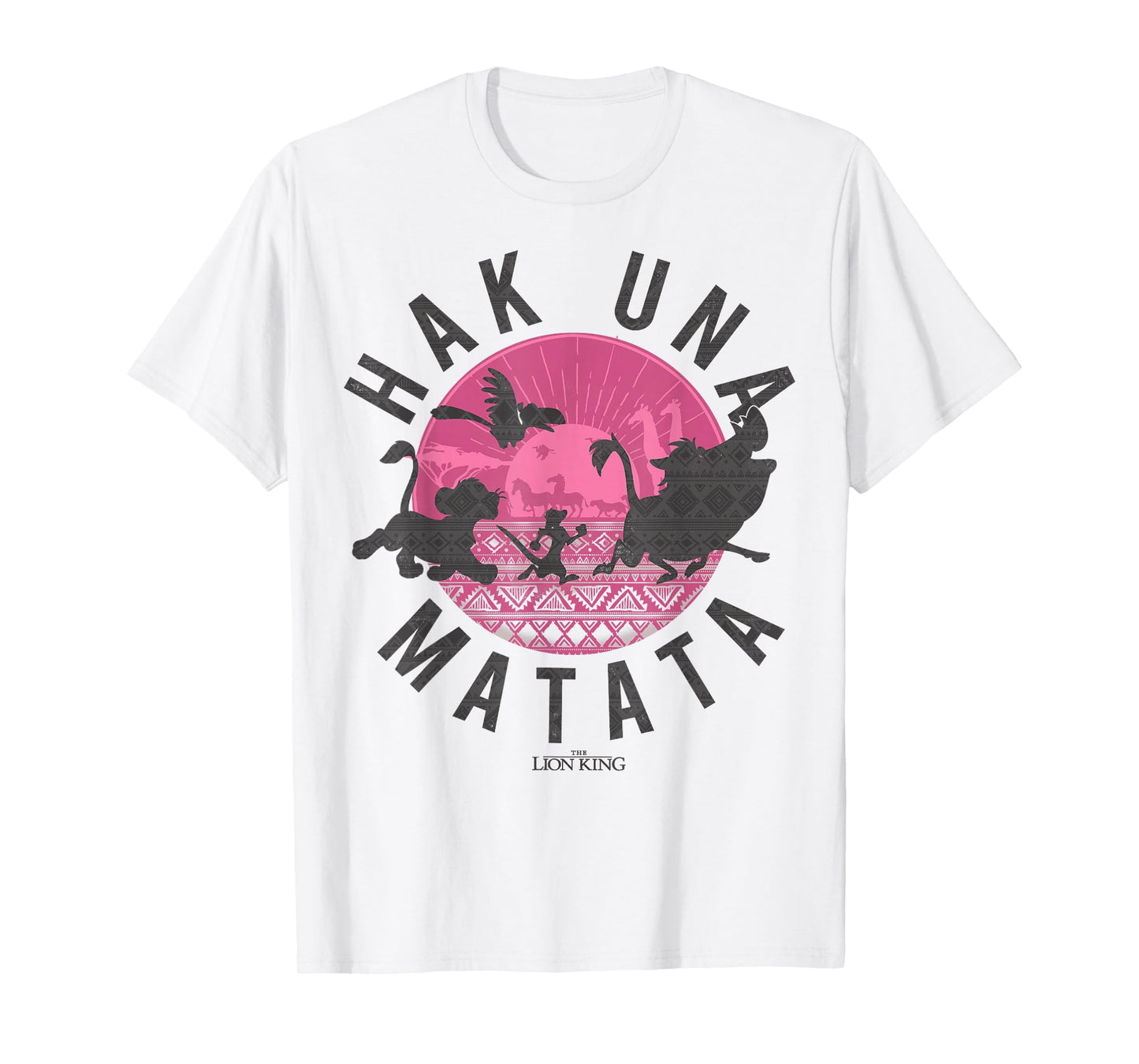 Disney Lion King Simba Silhouette Hakuna Graphic T-Shirt T-Shirt