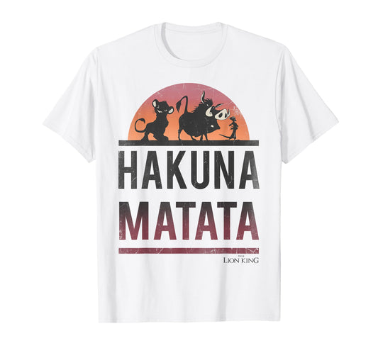 Disney Lion King Simba Hakuna Matata Graphic T-Shirt T-Shirt