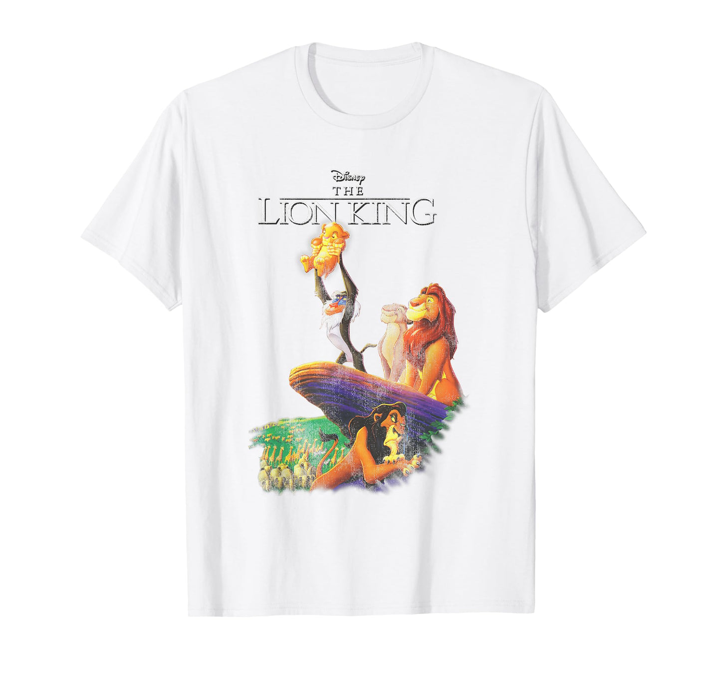 Disney The Lion King Born To Be King Epic Big Chest Portrait T-Shirt