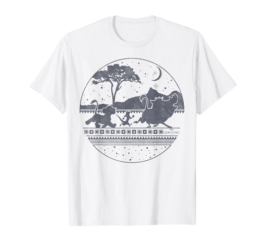 Disney The Lion King Group Hakuna Matata Silhouette T-Shirt