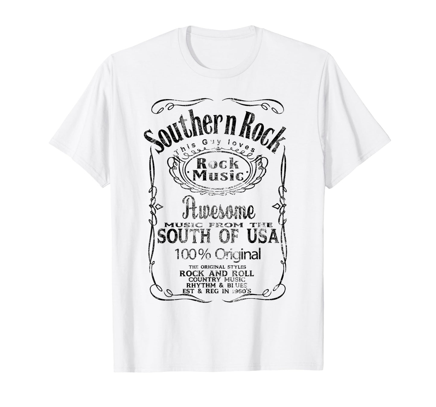 Southern Rock Music USA United States Streetwear souvenir T-Shirt