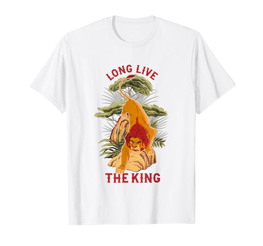Disney The Lion King Simba Long Live The King Chest Poster T-Shirt
