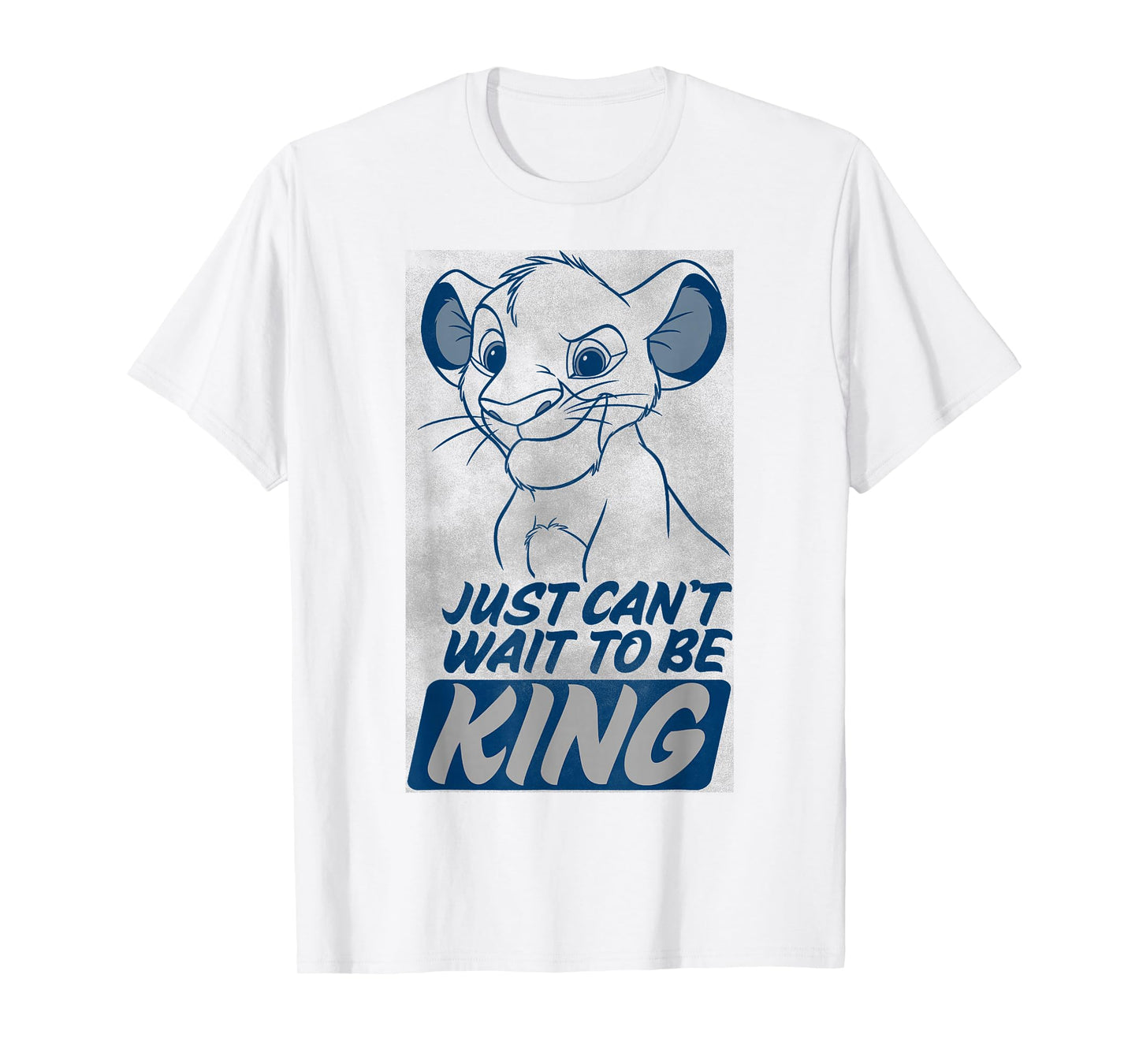 Disney Lion King Kid Simba Just Can't Wait To Be King Poster T-Shirt