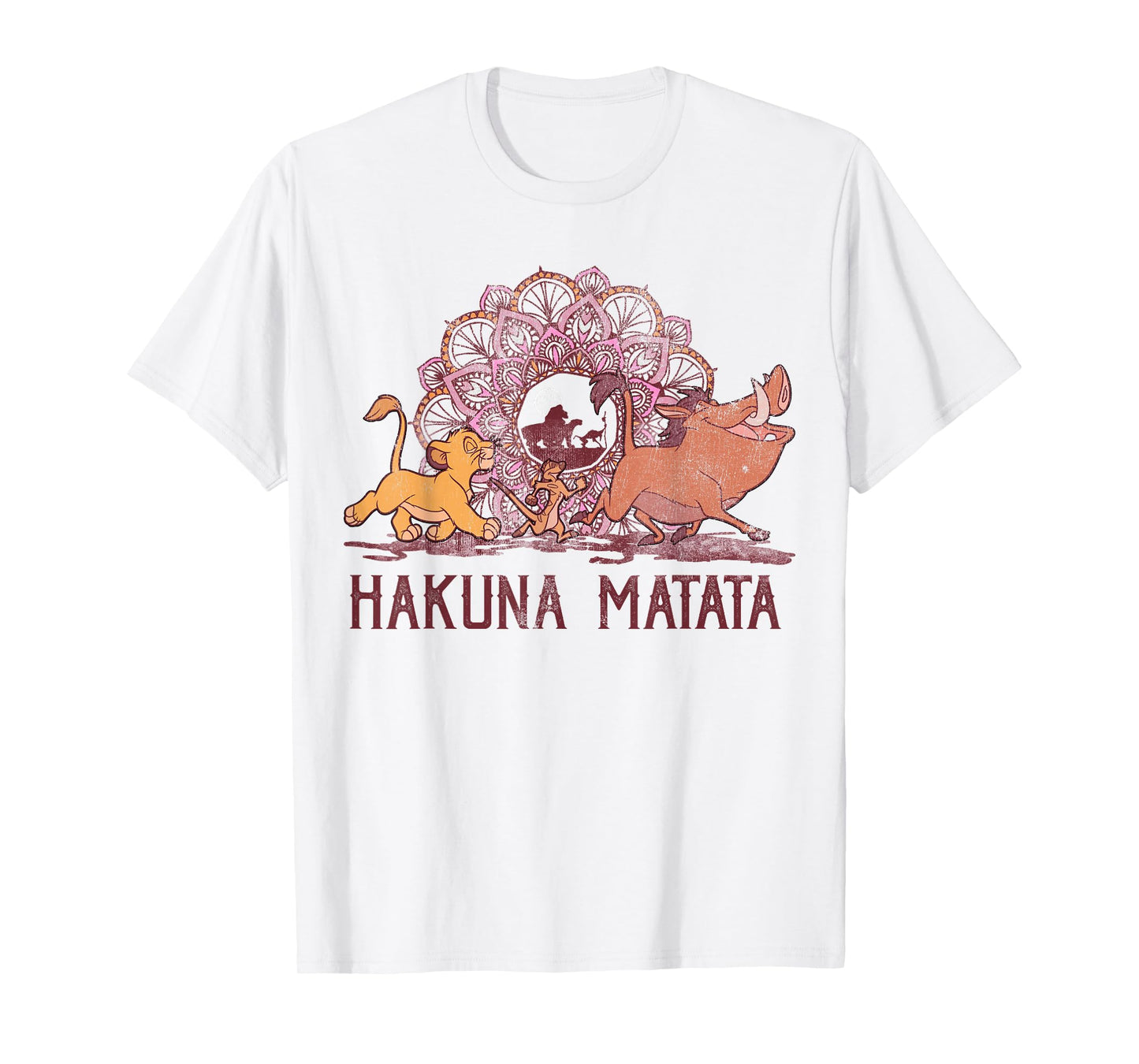 Disney Lion King Hakuna Matata Henna Group Shot Portrait T-Shirt