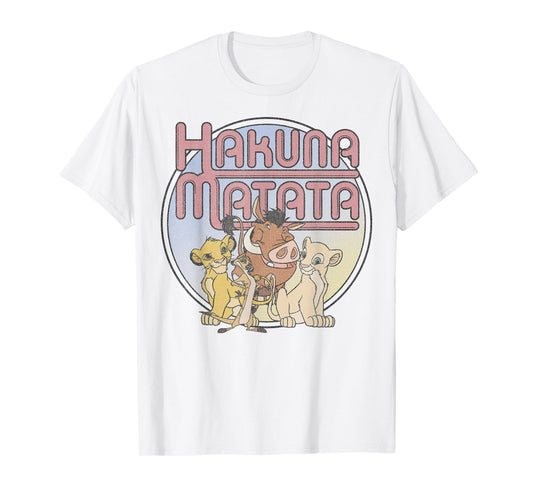 Disney Lion King Retro Hakuna Matata Simba and Friends T-Shirt