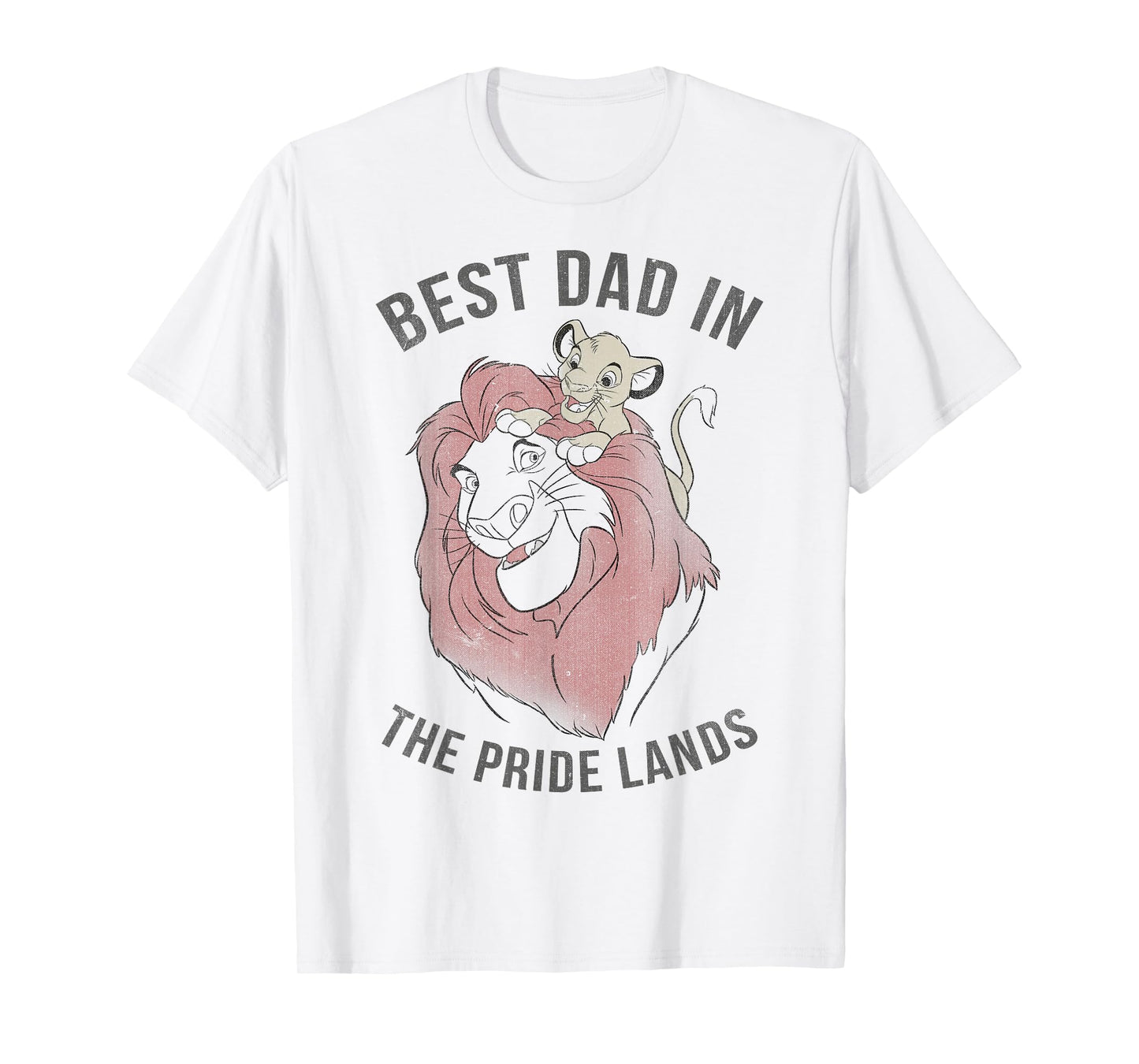 Disney The Lion King Father's Day Simba & Mufasa Best Dad T-Shirt