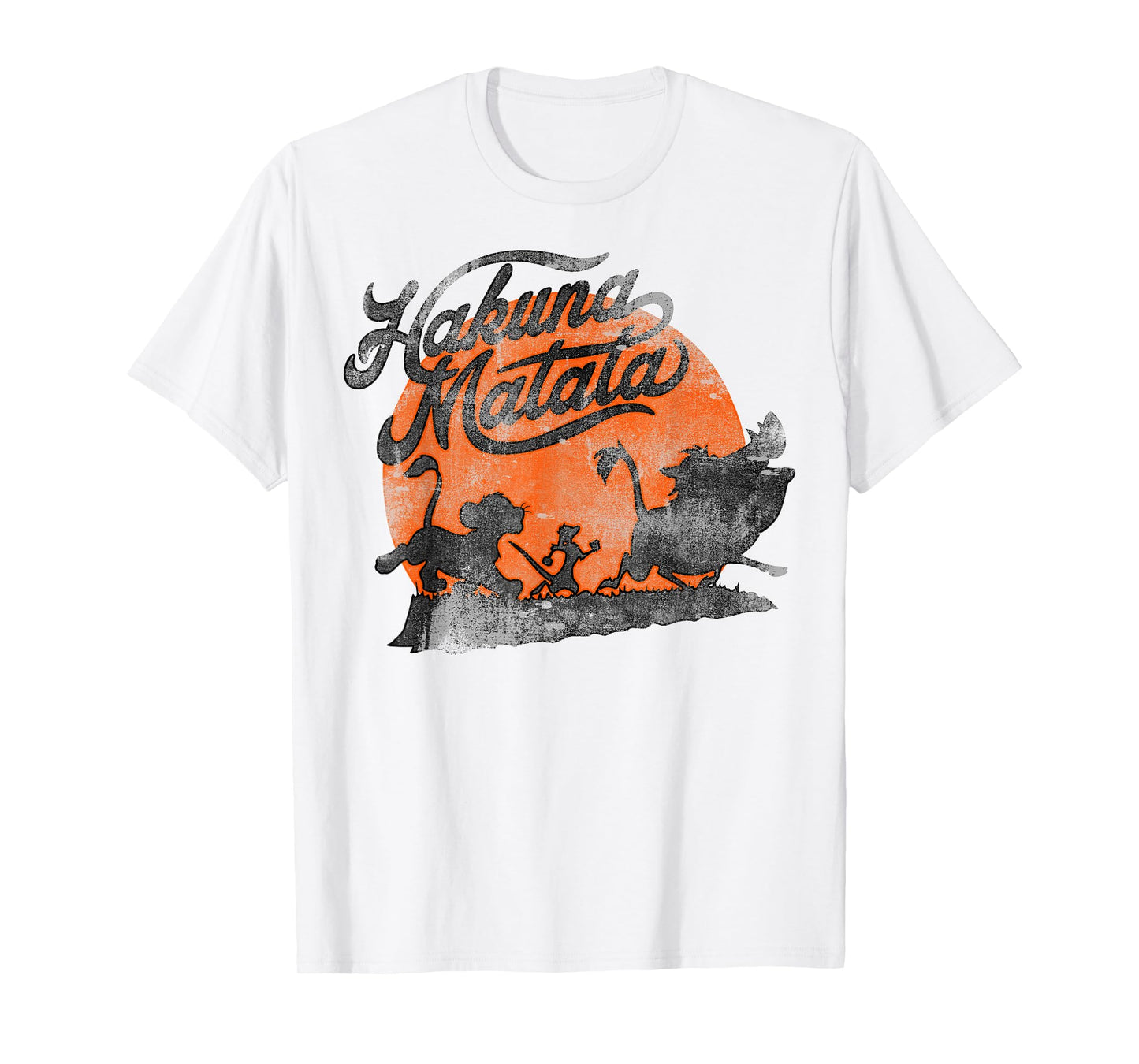 Disney Lion King Hakuna Matata Orange Sunset Vintage T-Shirt T-Shirt