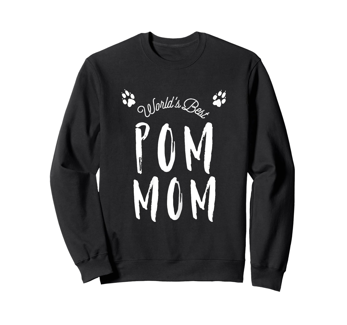 World's Best Pom Mom Cute T-Shirt for Pomeranian Dog Moms T-Shirt for Women