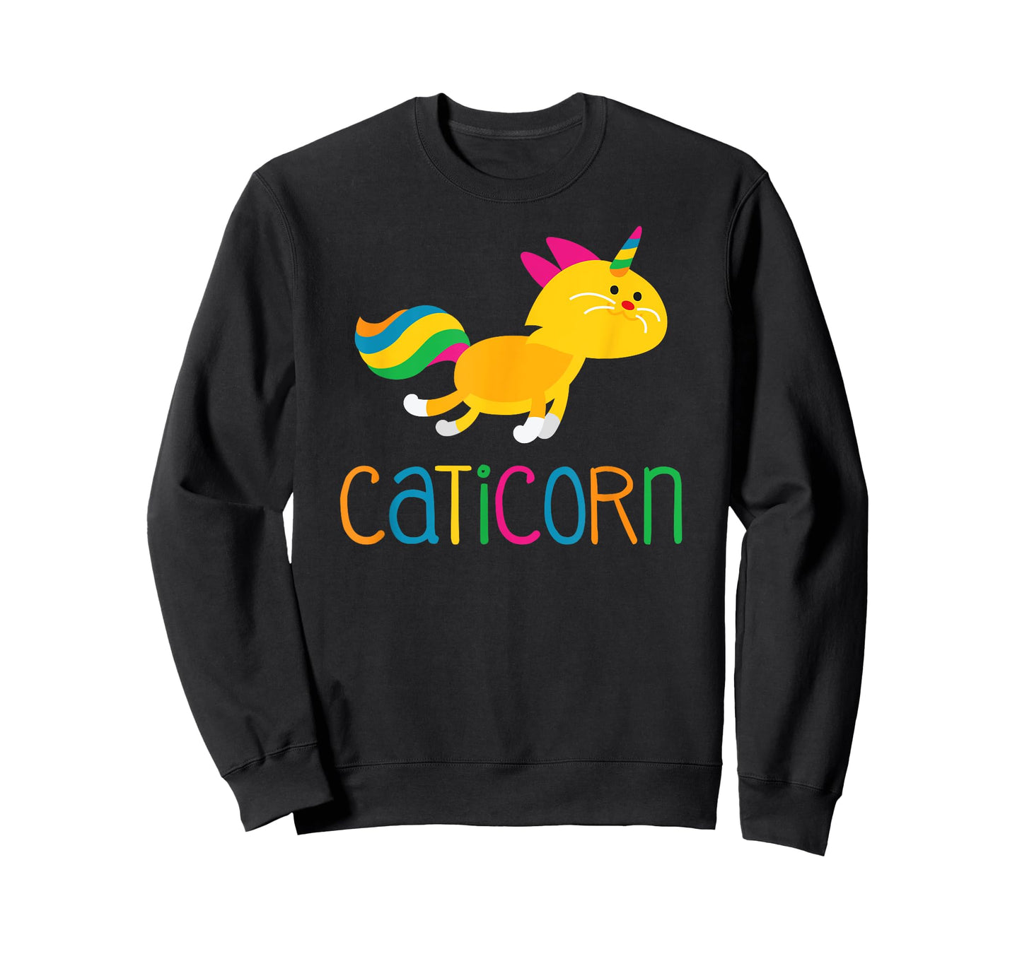 Caticorn Rainbow T shirt Meowgical Cat Unicorn Kittycorn Tee T-Shirt for Men Women Girls Kids